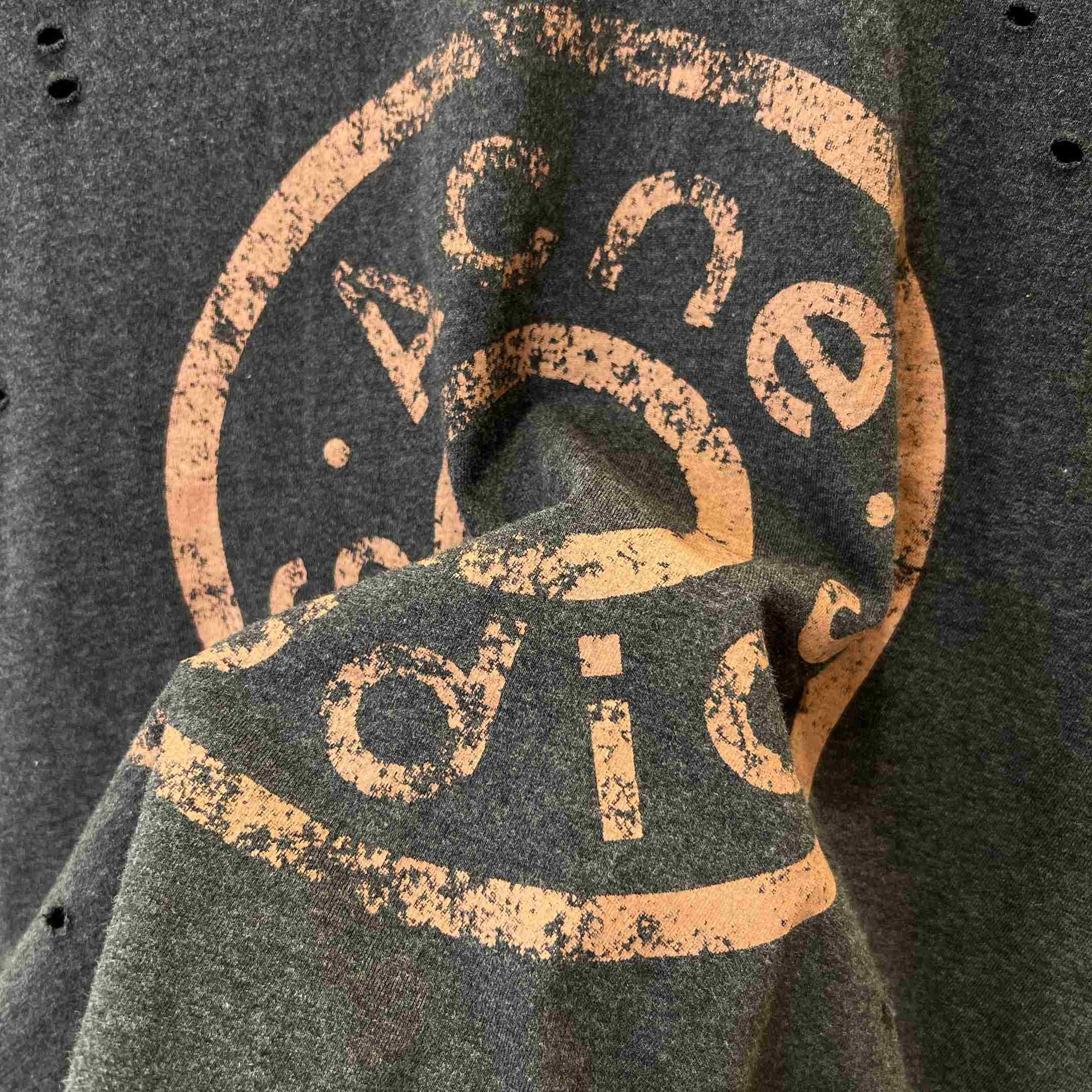 Acne Studios Distressed Logo T-shirt - DopestKickz