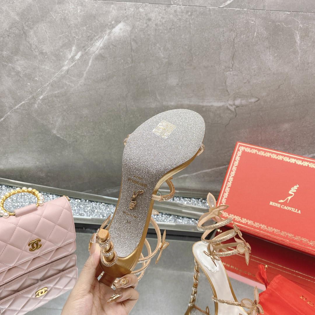 Rene Caovilla Embellished Margot Sandals - DopestKickz
