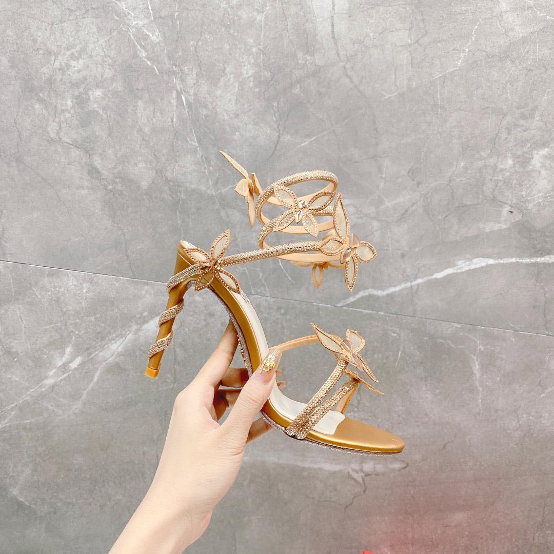 Rene Caovilla Embellished Margot Sandals - DopestKickz