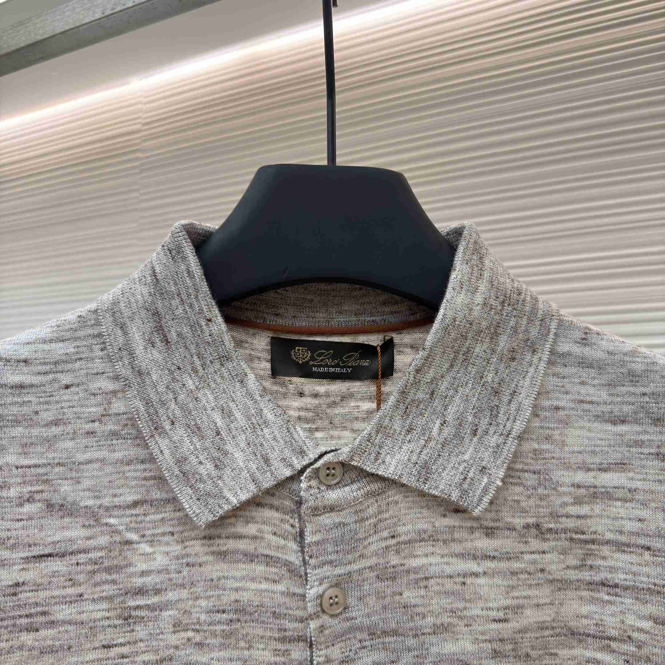 Loro Piana Linen Polo Shirt - DopestKickz