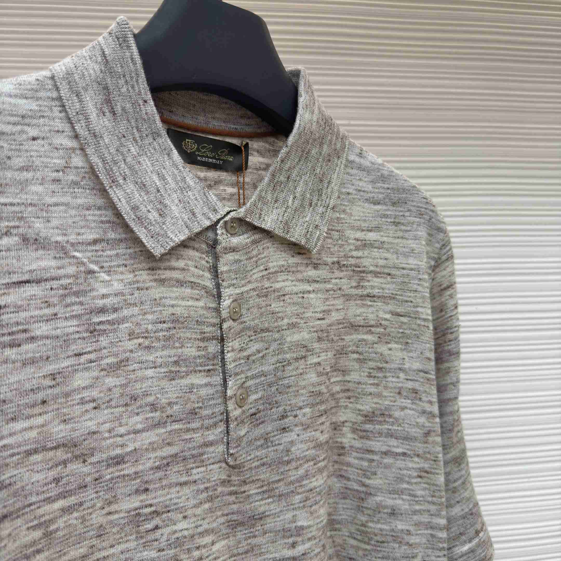 Loro Piana Linen Polo Shirt - DopestKickz