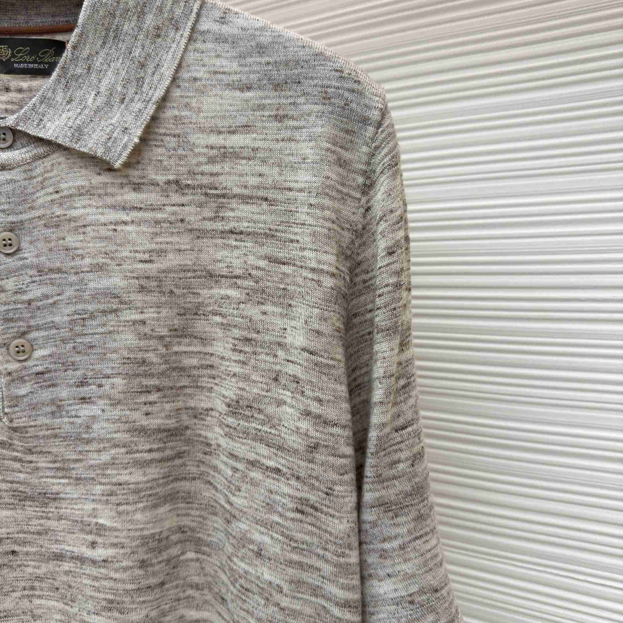 Loro Piana Linen Polo Shirt - DopestKickz