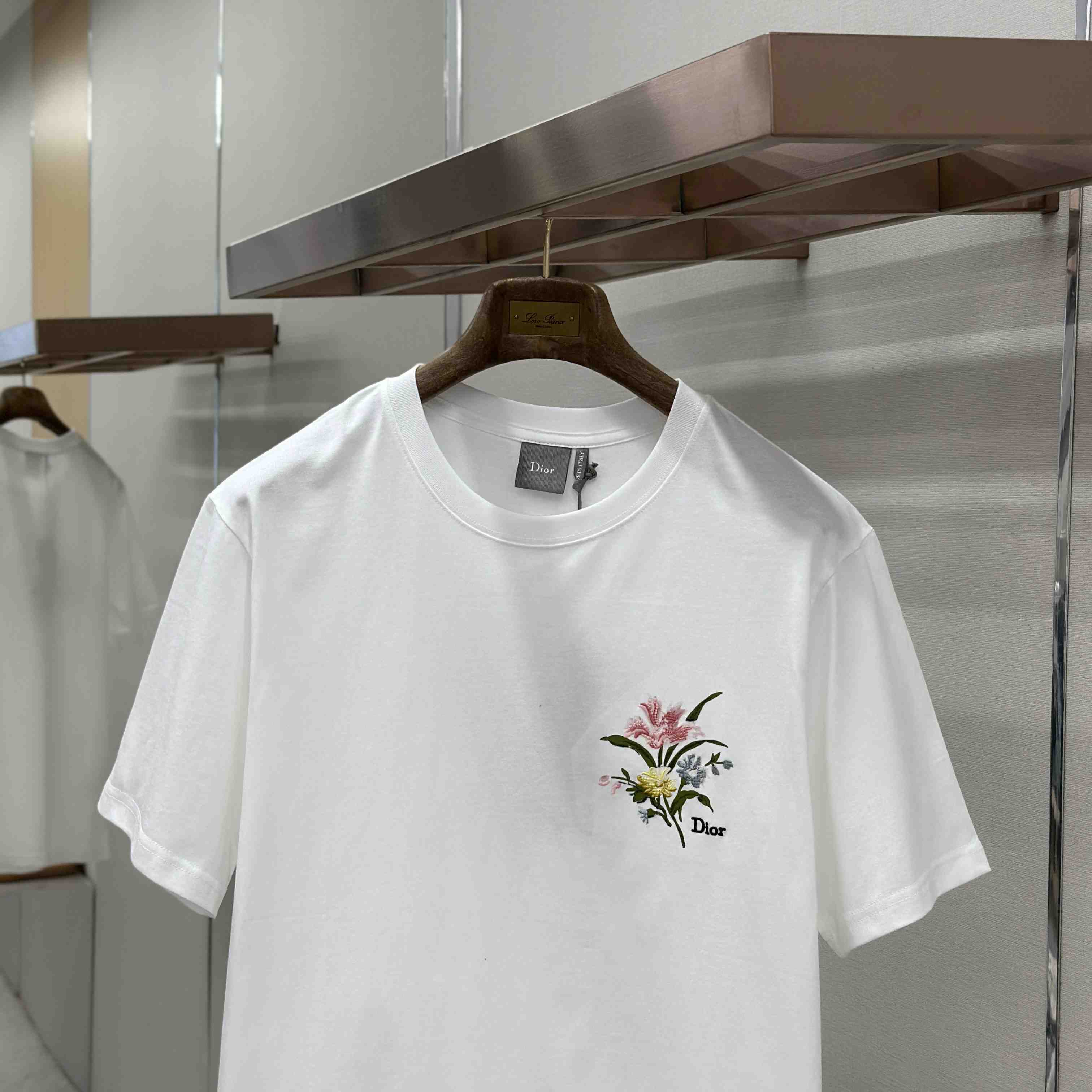 Dior T-Shirt With Dior Secret Garden Motif, Relaxed Fit - DopestKickz