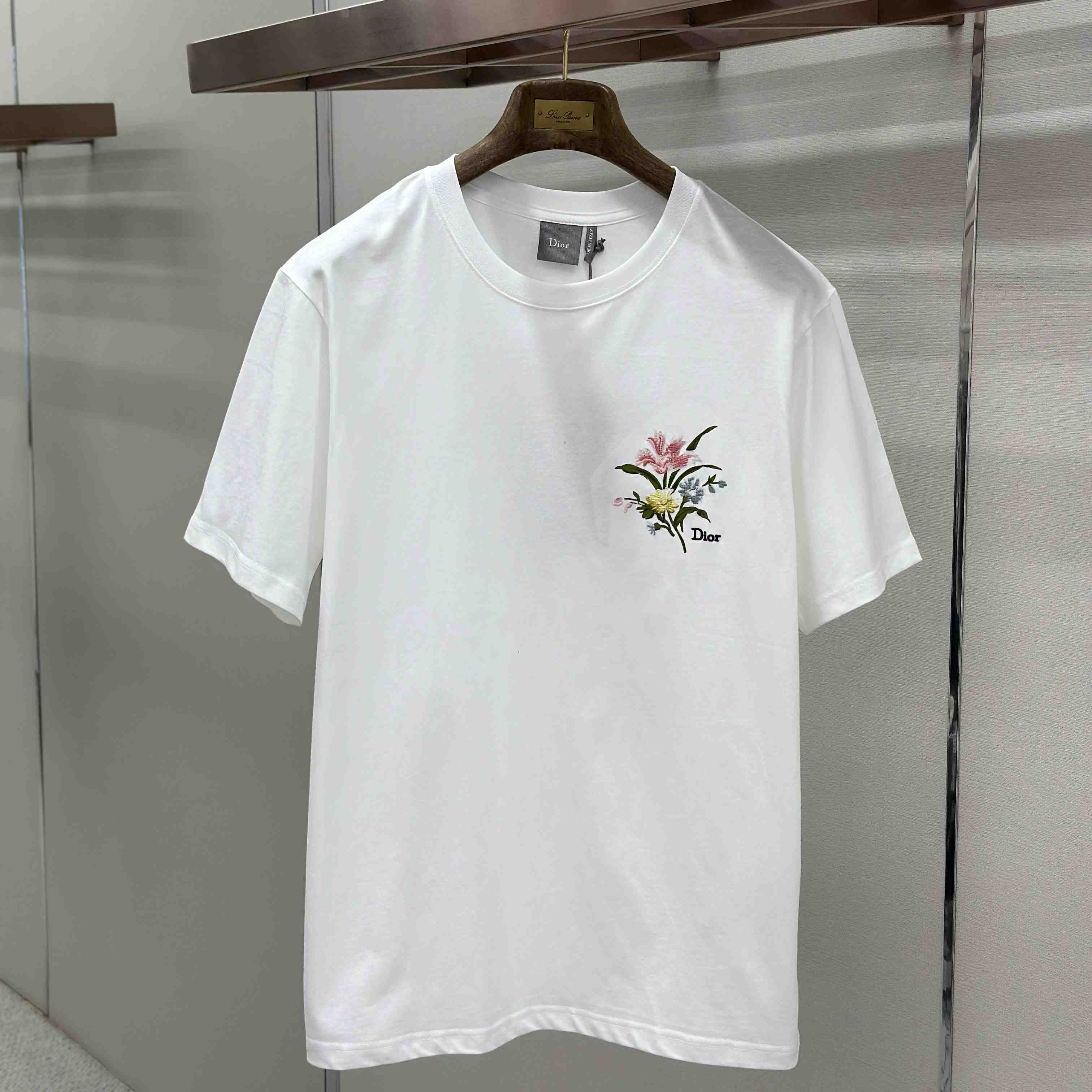 Dior T-Shirt With Dior Secret Garden Motif, Relaxed Fit - DopestKickz