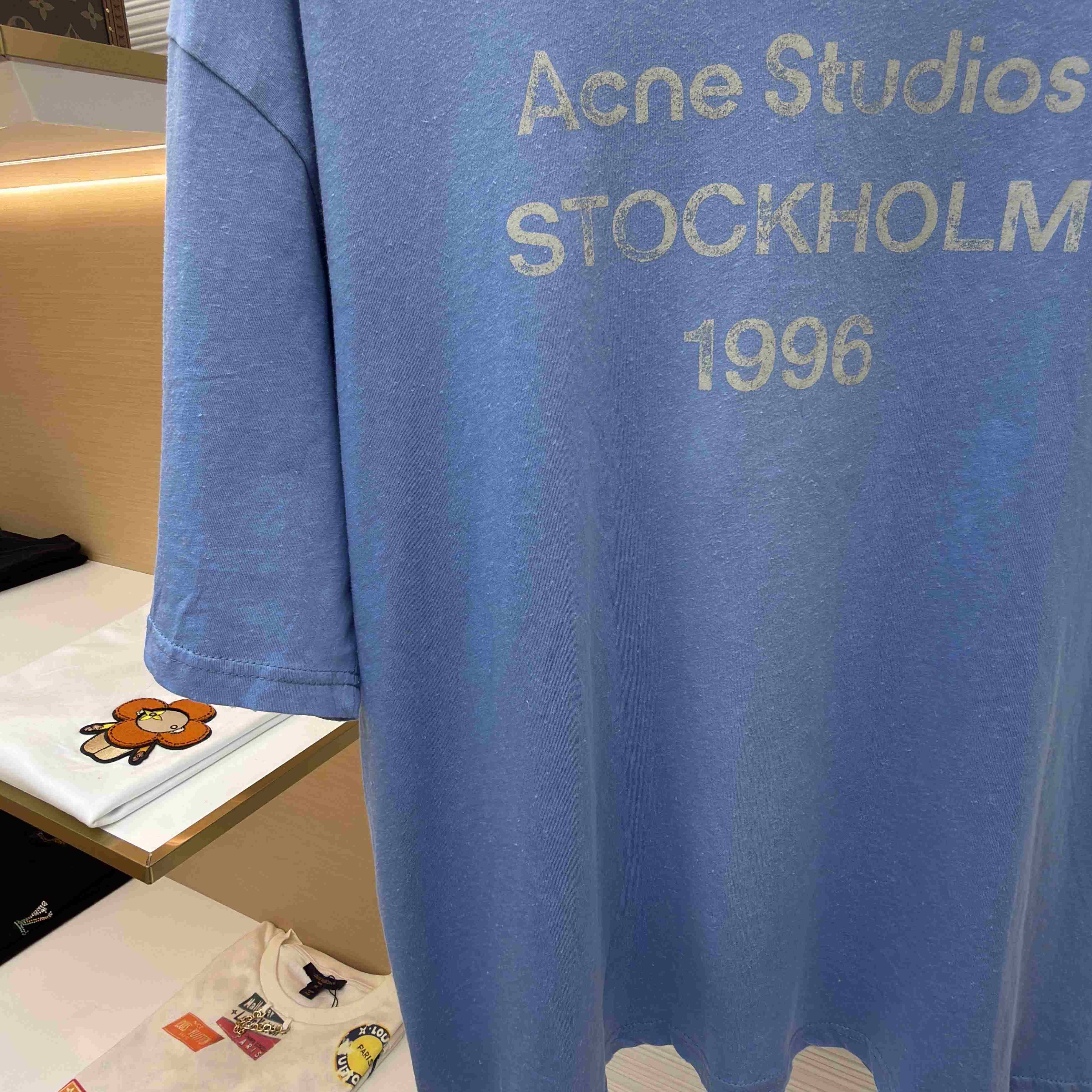 Acne Studios  Sprayed Logo T-shirt - DopestKickz