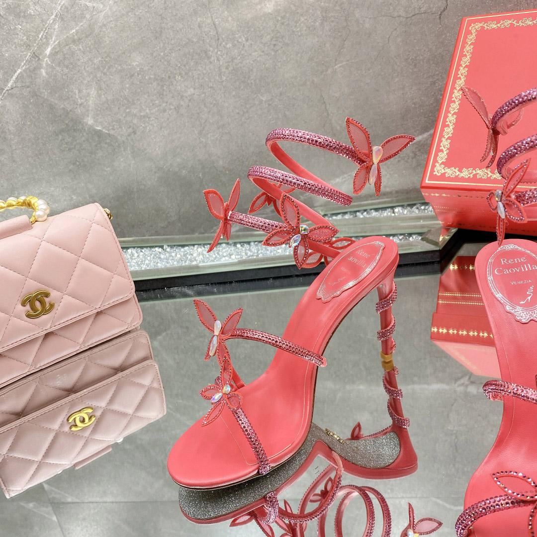Rene Caovilla Embellished Margot Sandals - DopestKickz