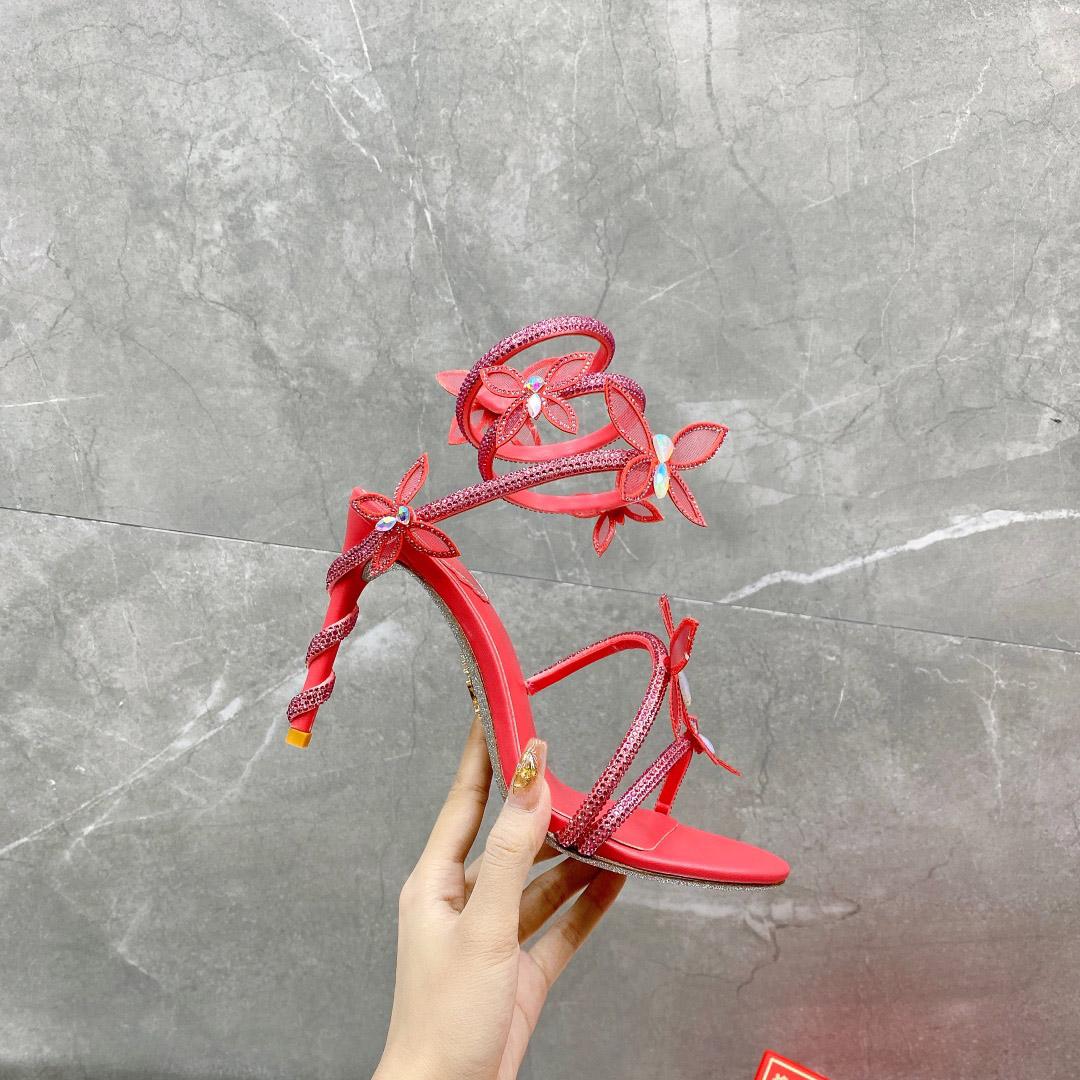 Rene Caovilla Embellished Margot Sandals - DopestKickz