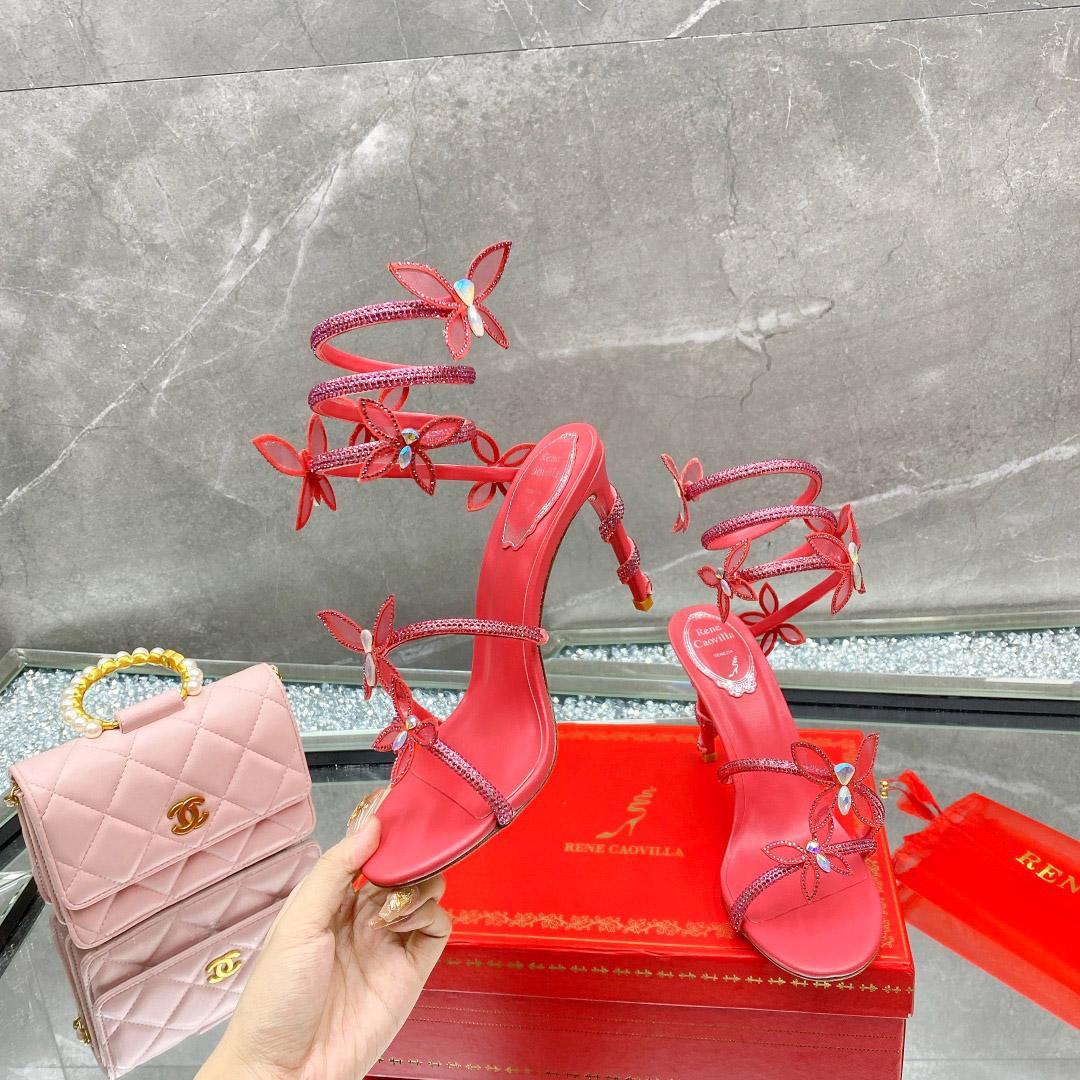 Rene Caovilla Embellished Margot Sandals - DopestKickz