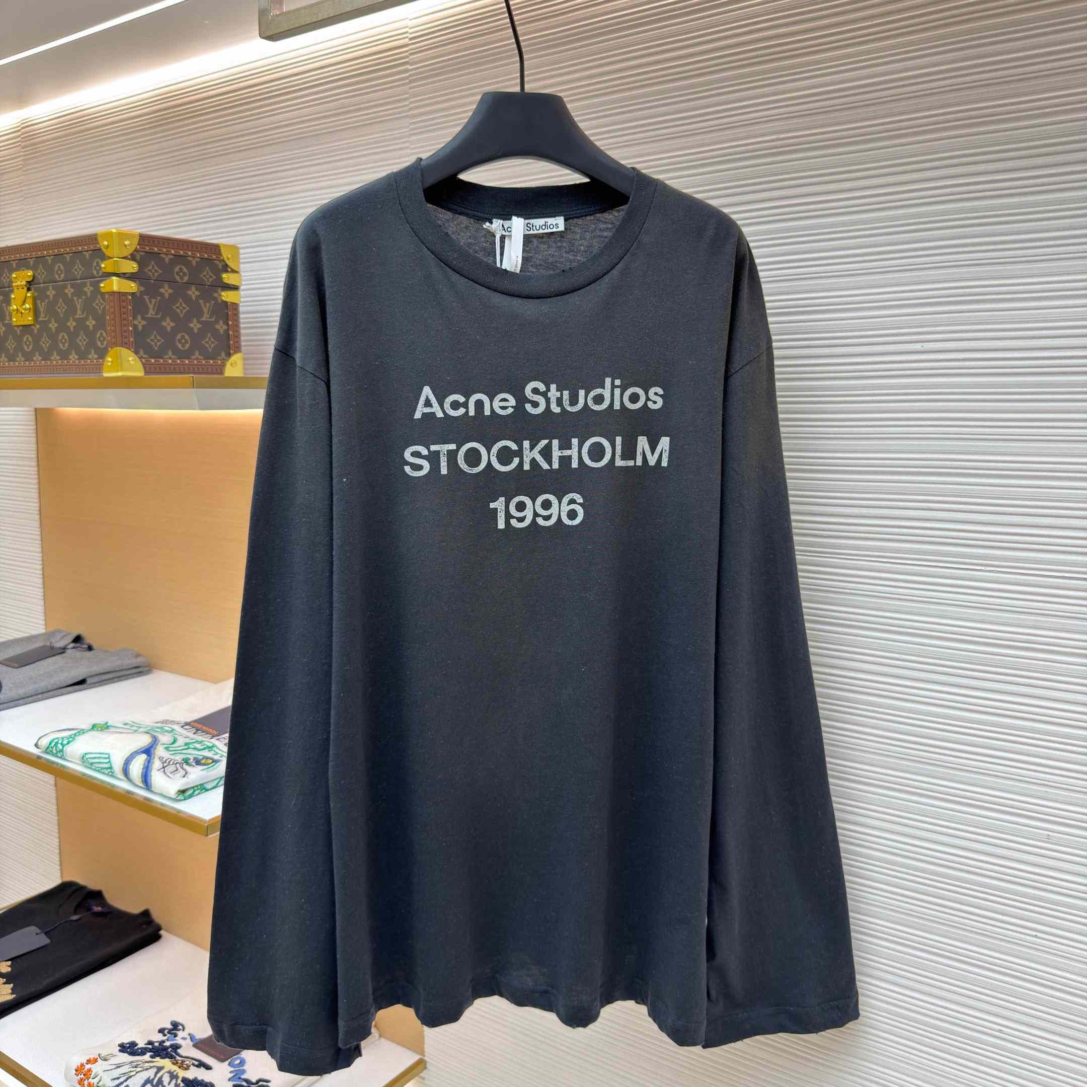 Acne Studios Sprayed 1996 Logo T-shirt - DopestKickz