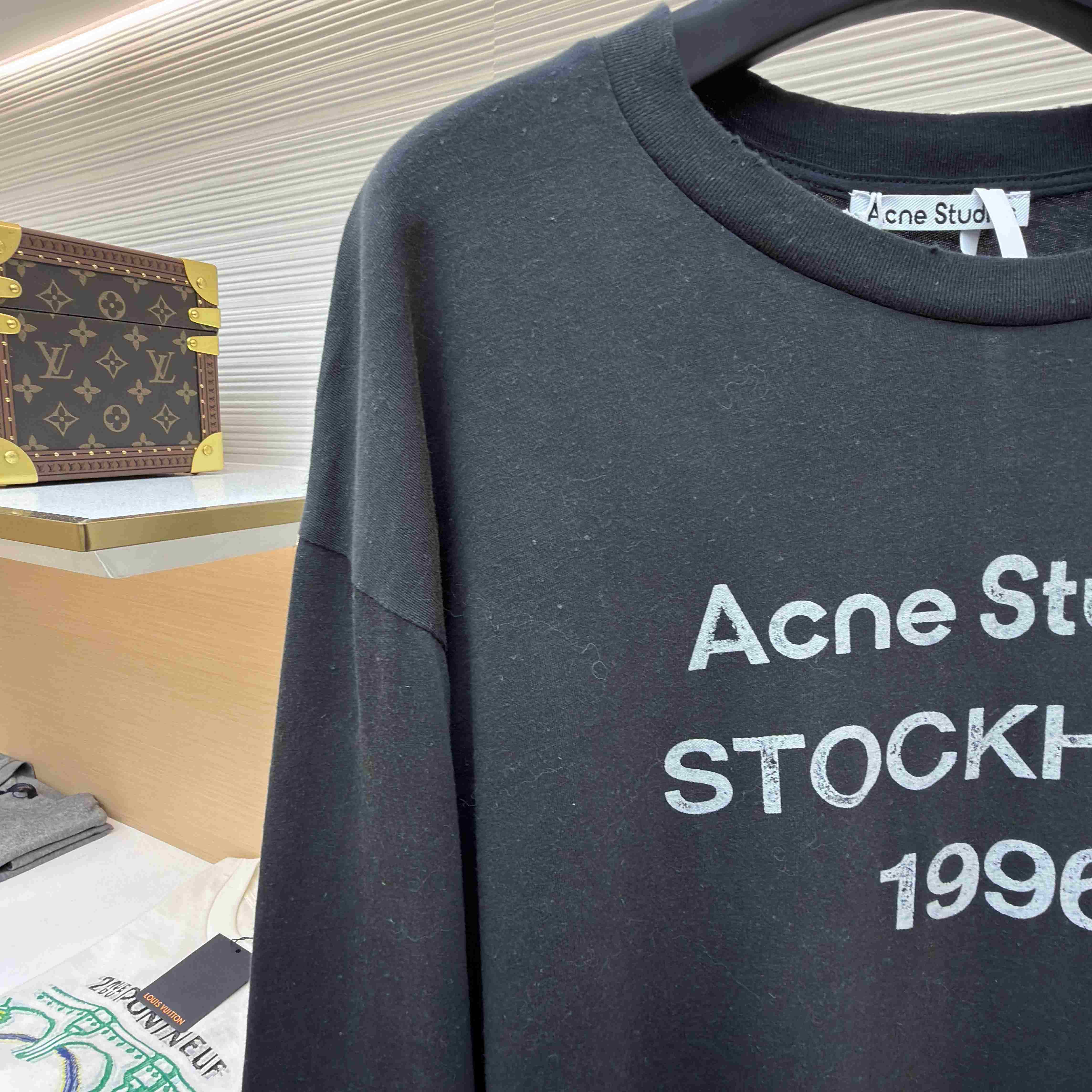 Acne Studios Sprayed 1996 Logo T-shirt - DopestKickz