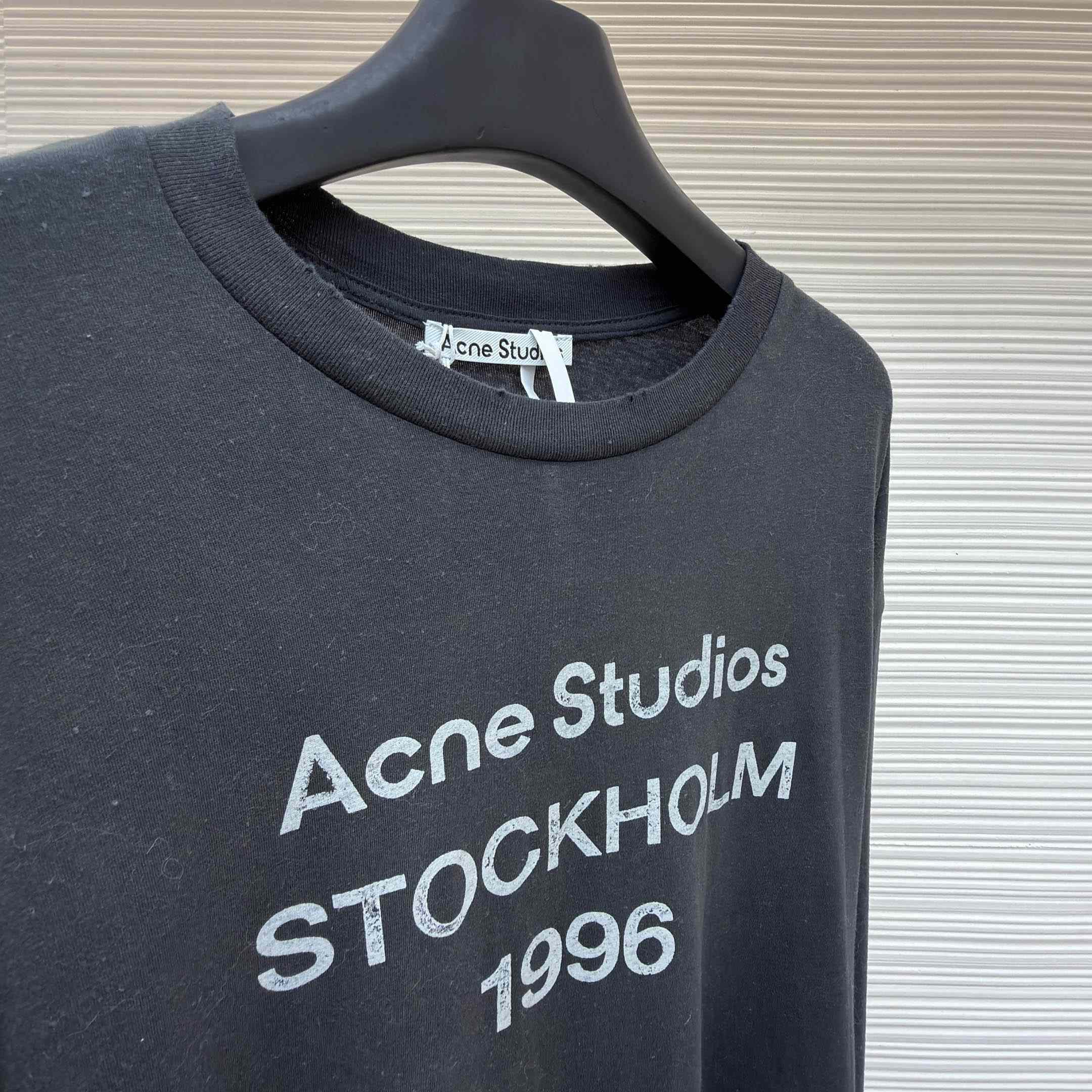 Acne Studios Sprayed 1996 Logo T-shirt - DopestKickz