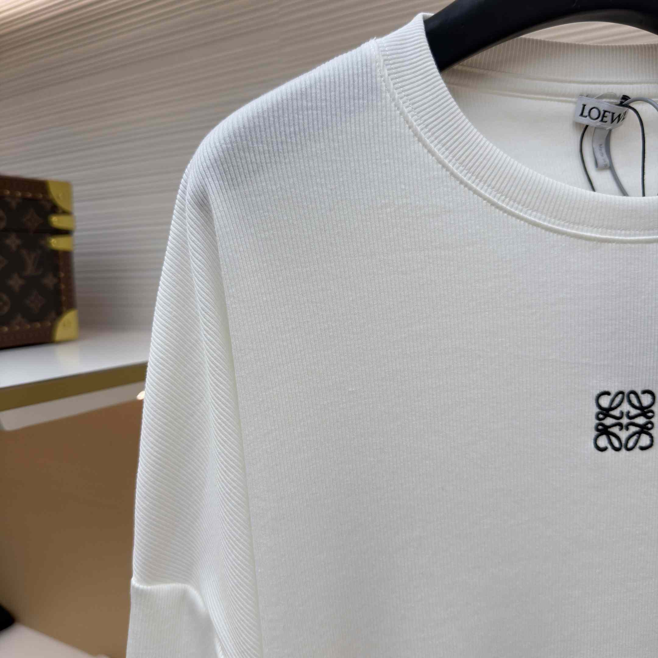 Loewe Oversized Fit Long Sleeve T-shirt In Cotton - DopestKickz