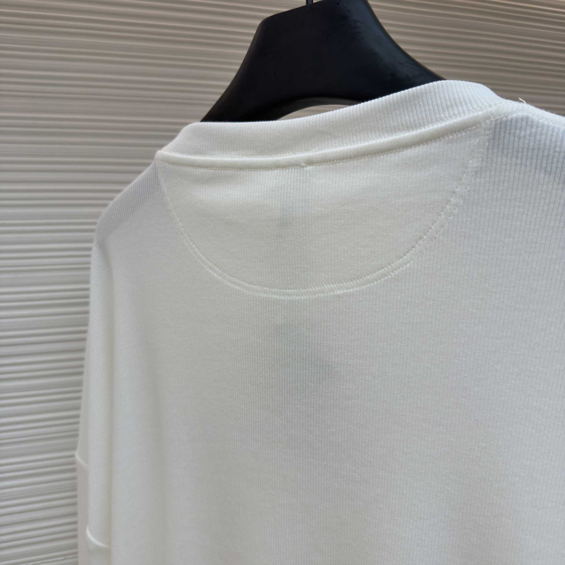 Loewe Oversized Fit Long Sleeve T-shirt In Cotton - DopestKickz
