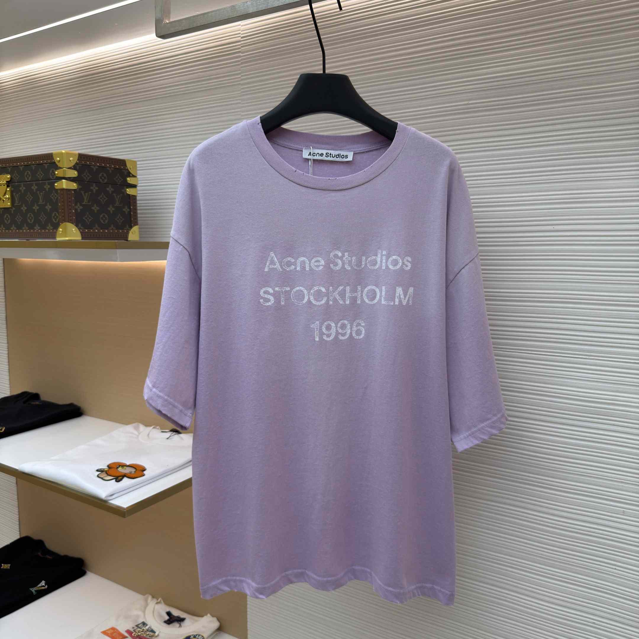Acne Studios  Sprayed Logo T-shirt - DopestKickz