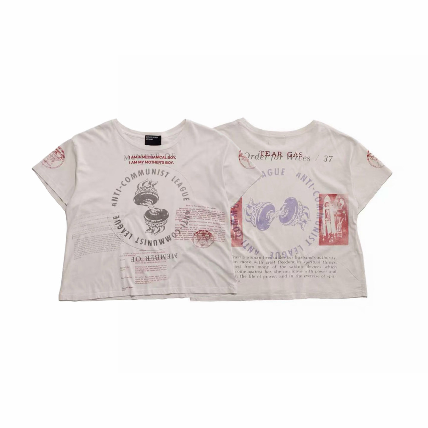 Enfants Riches Déprimés Anti-Communist League T-Shirt - DopestKickz
