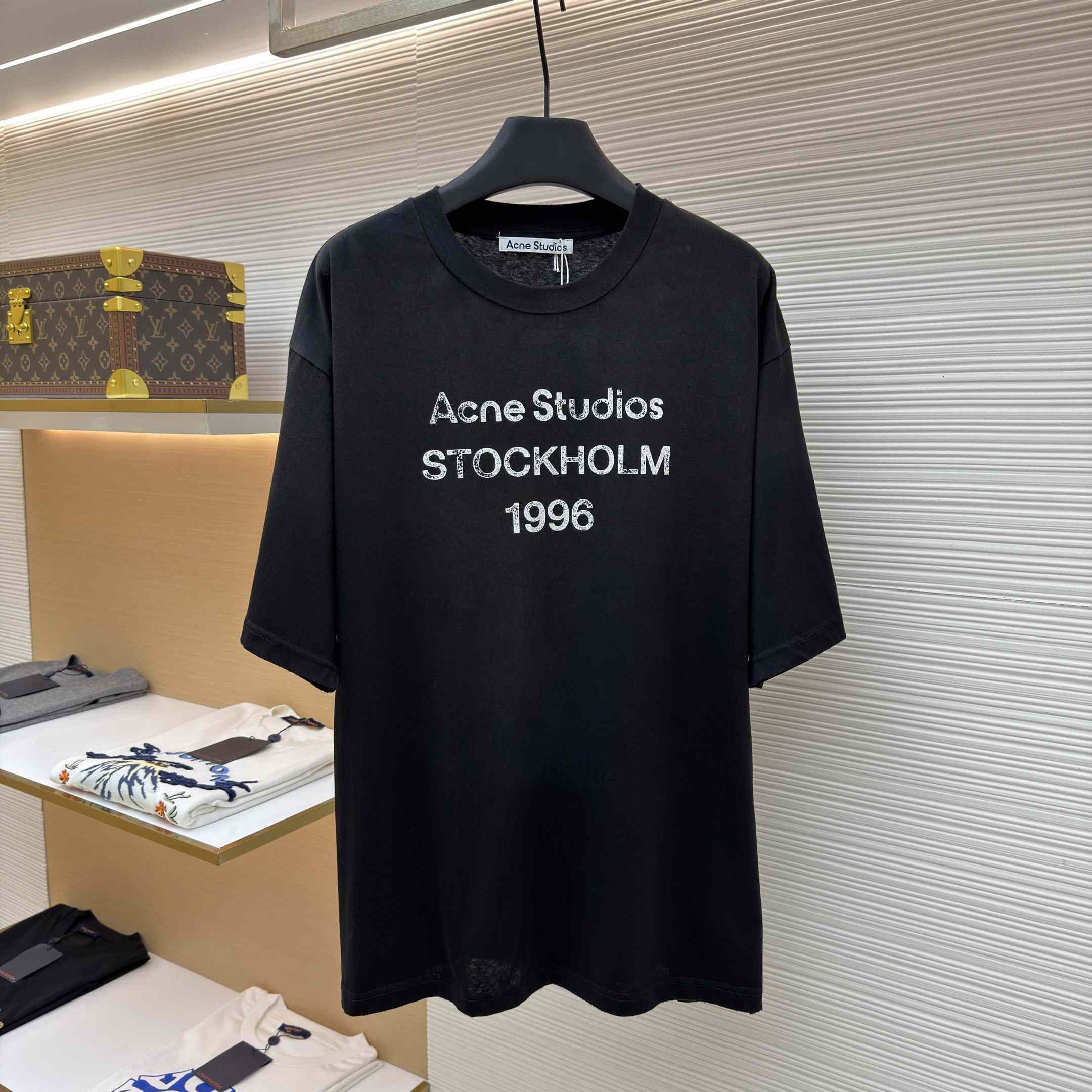Acne Studios  Sprayed Logo T-shirt - DopestKickz