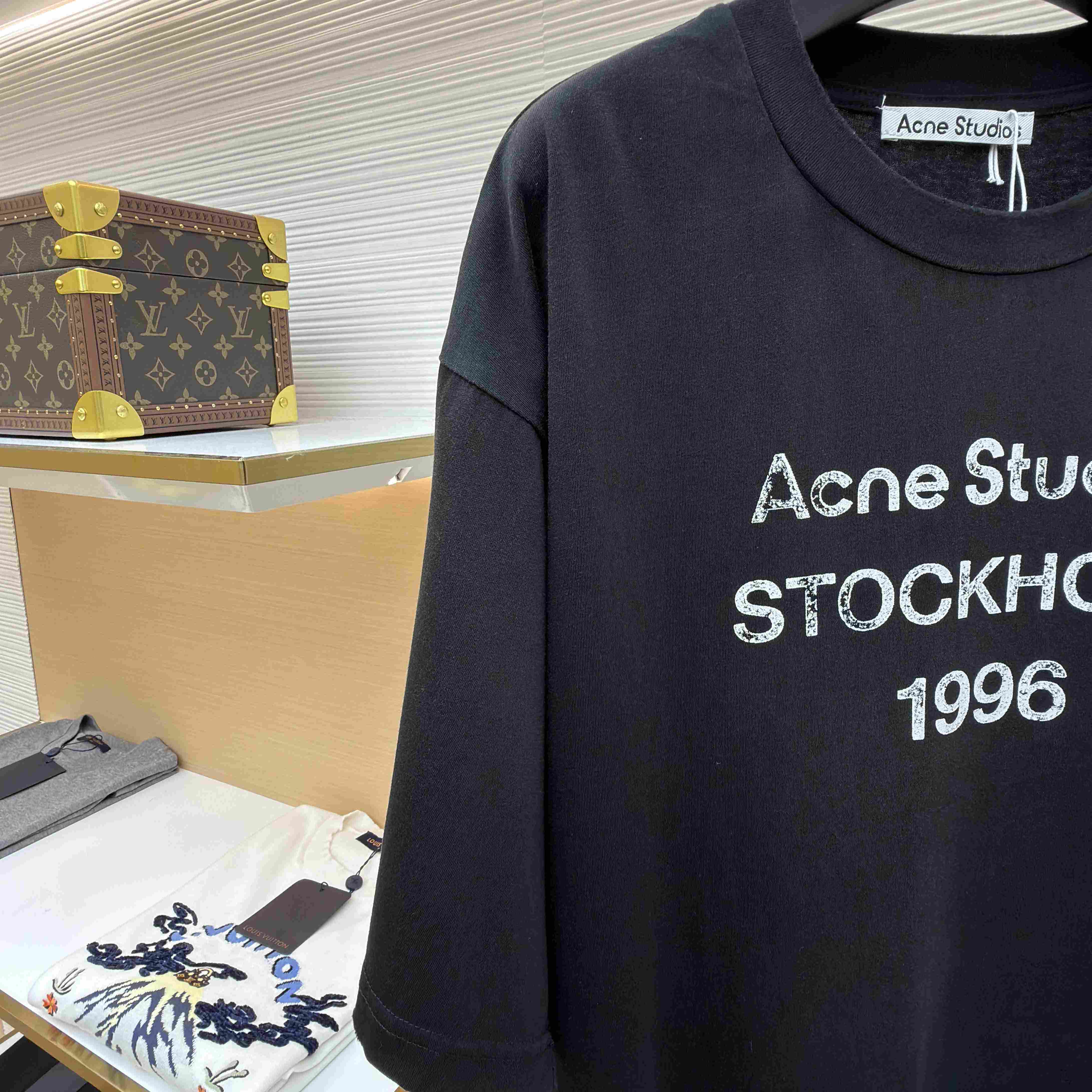 Acne Studios  Sprayed Logo T-shirt - DopestKickz