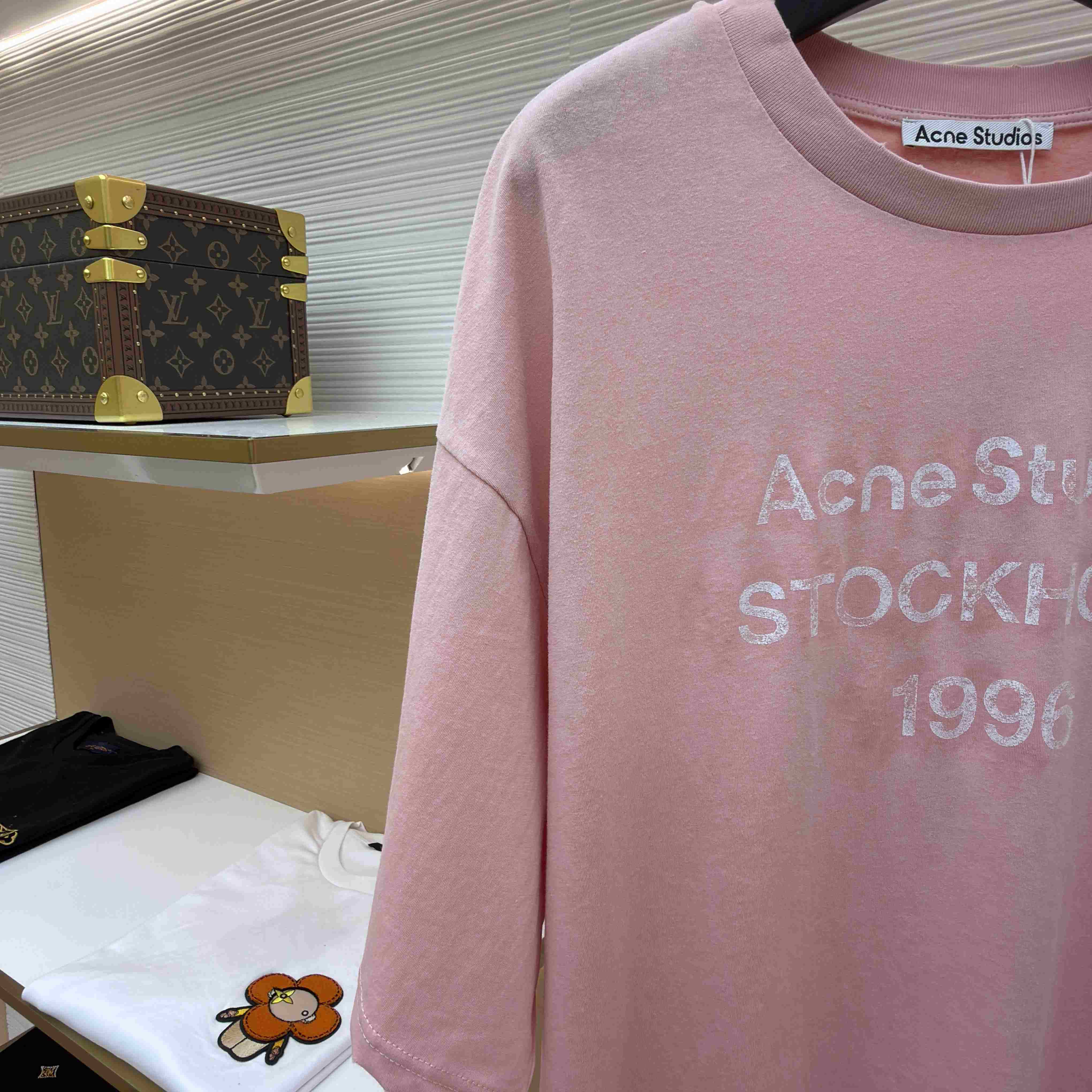 Acne Studios  Sprayed Logo T-shirt - DopestKickz