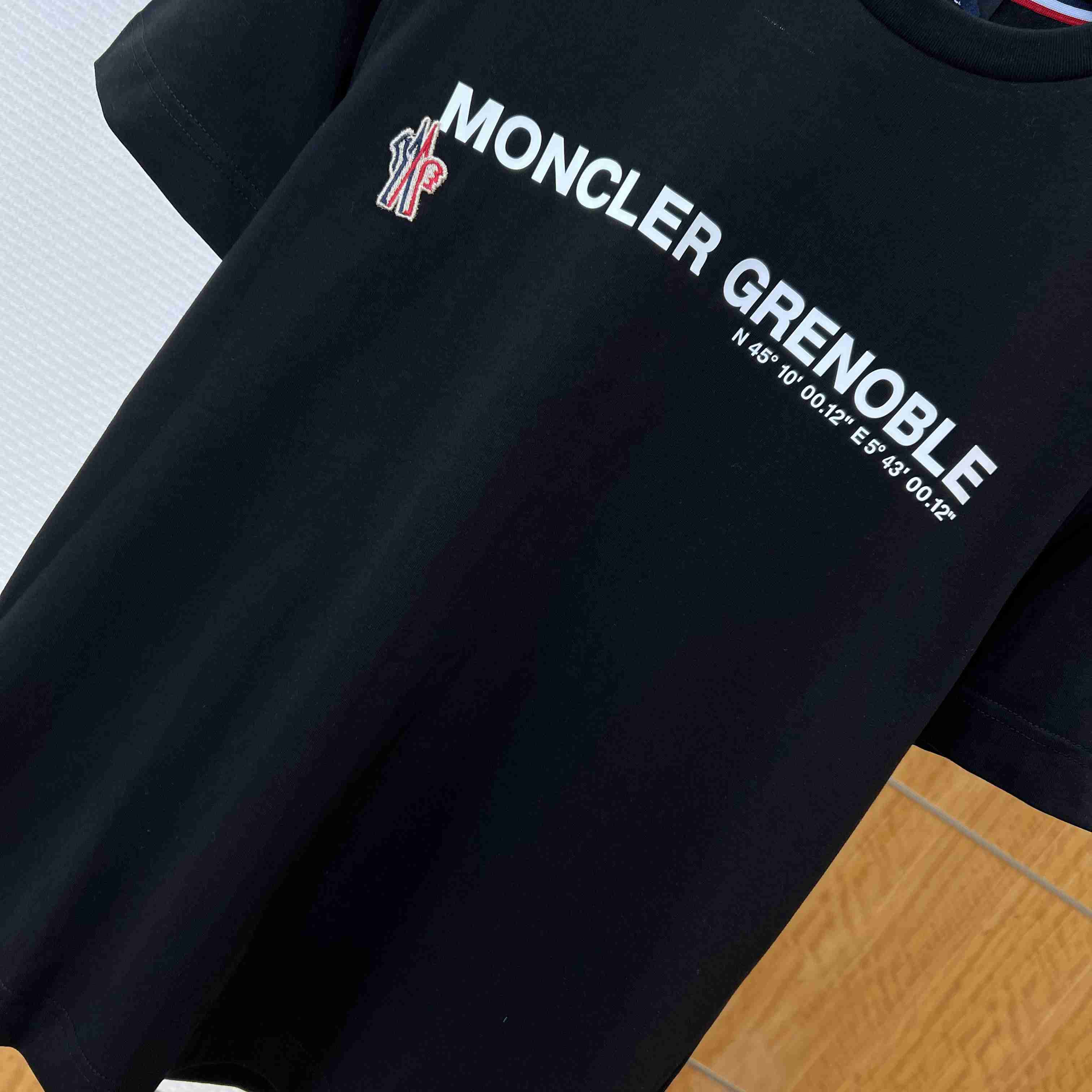 Moncler Logo Cotton Blend T-Shirt - DopestKickz