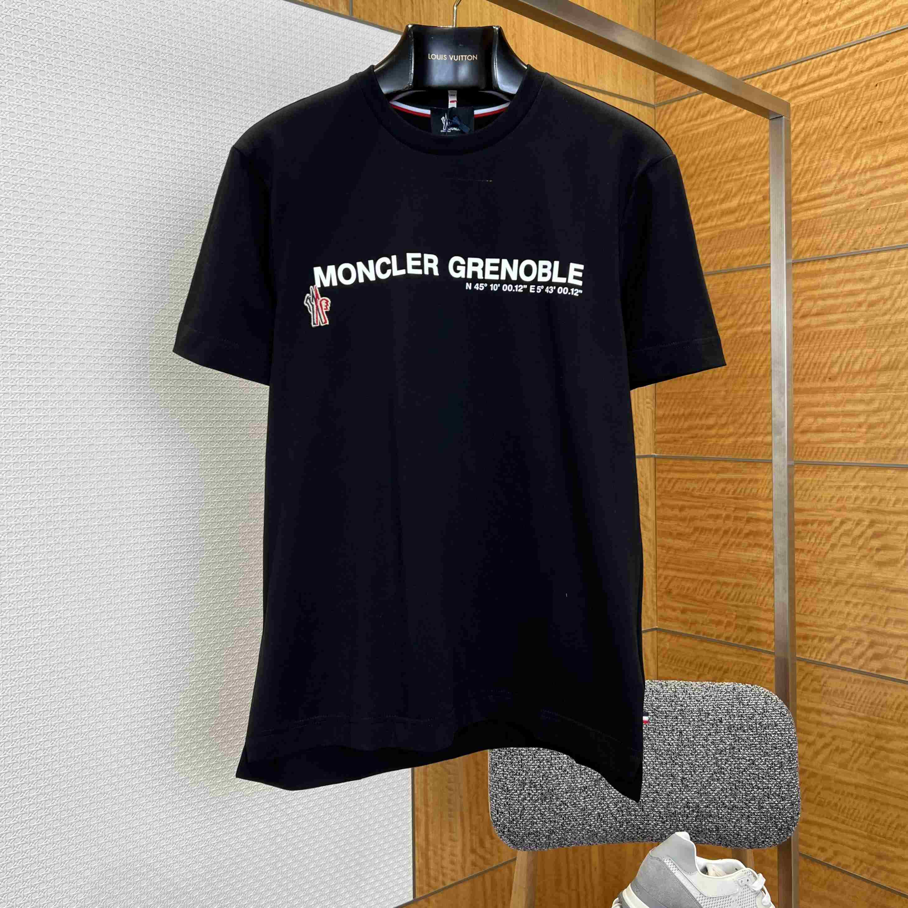 Moncler Logo Cotton Blend T-Shirt - DopestKickz