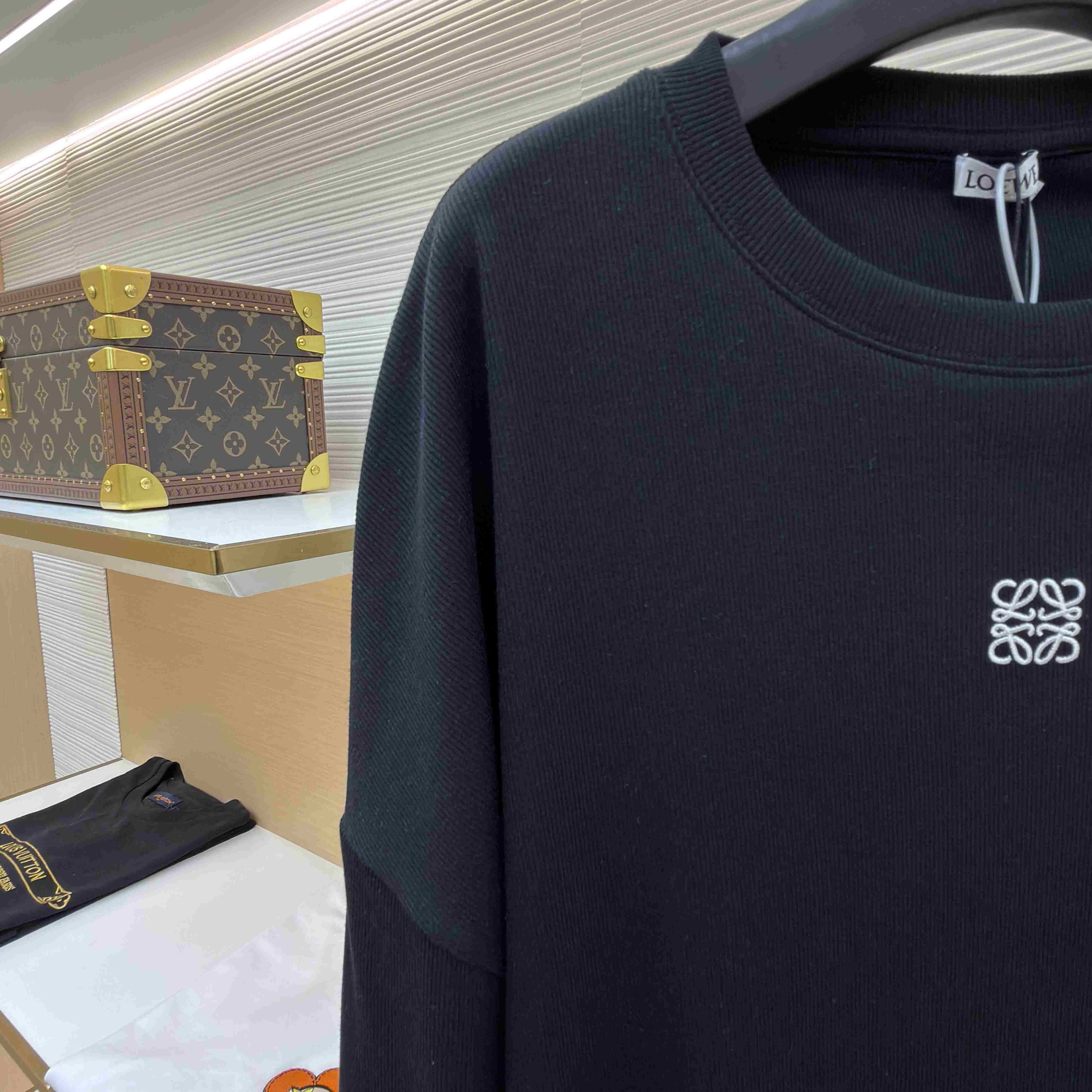 Loewe Oversized Fit Long Sleeve T-shirt In Cotton - DopestKickz