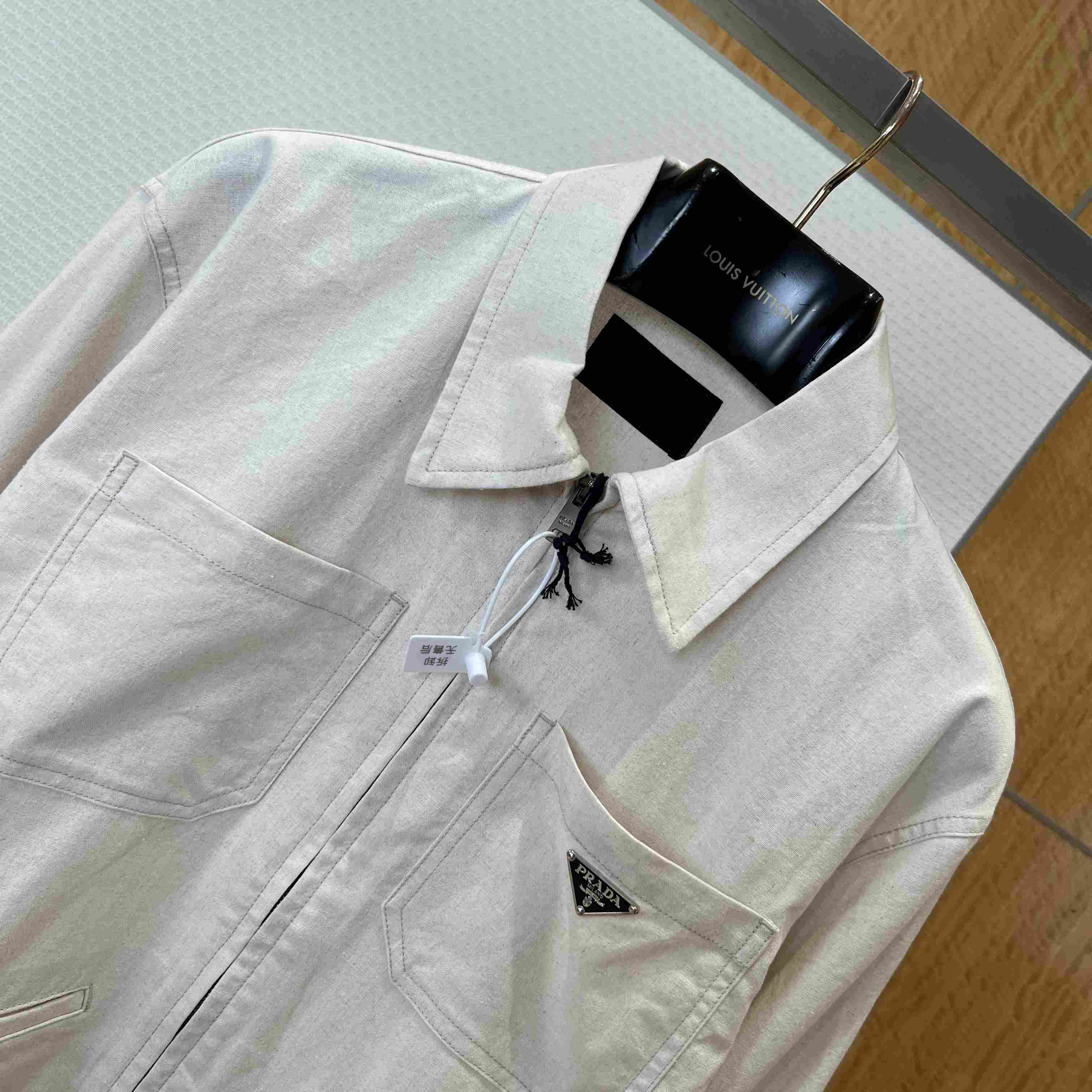 Prada Chambray BlousonJacket - DopestKickz