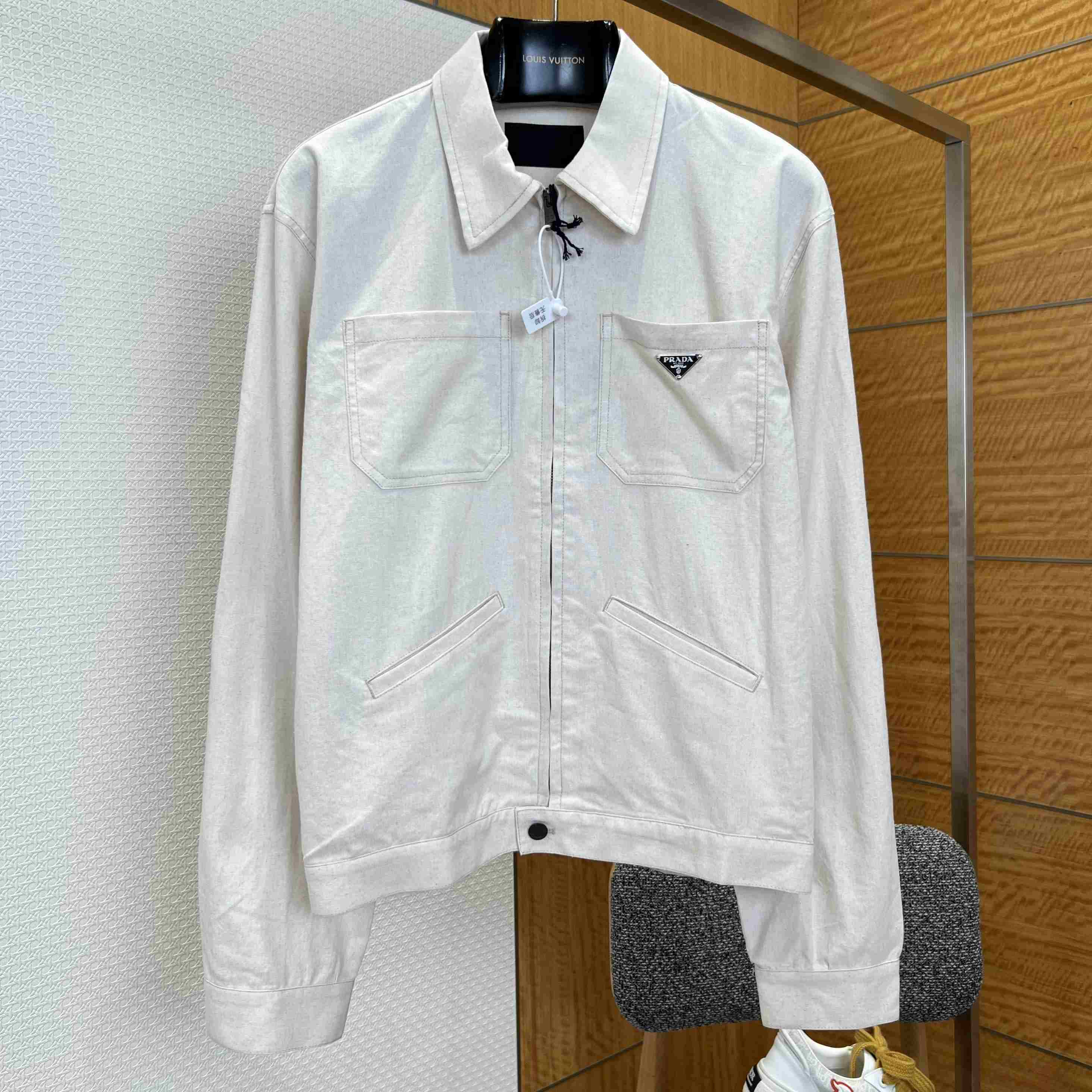 Prada Chambray BlousonJacket - DopestKickz