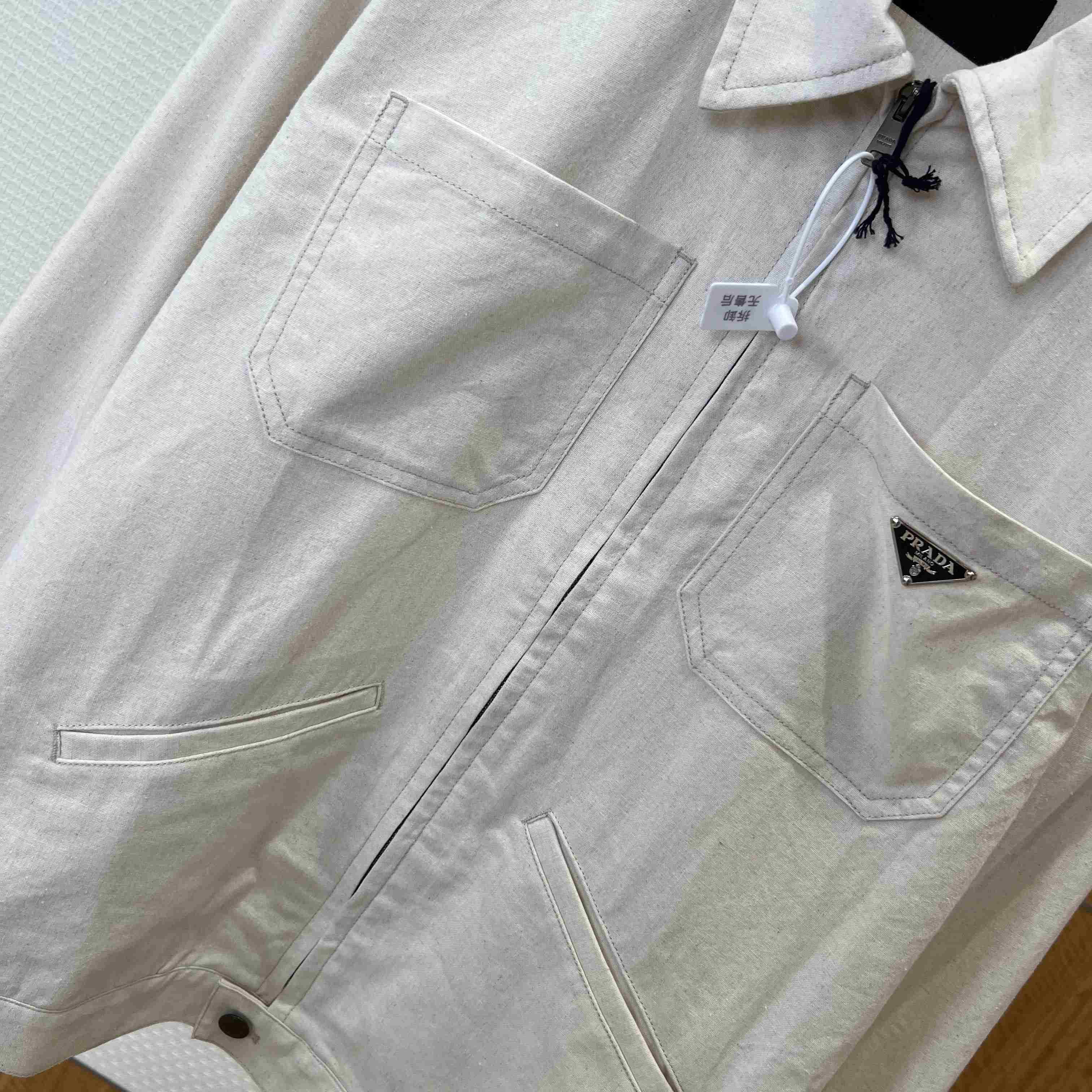 Prada Chambray BlousonJacket - DopestKickz