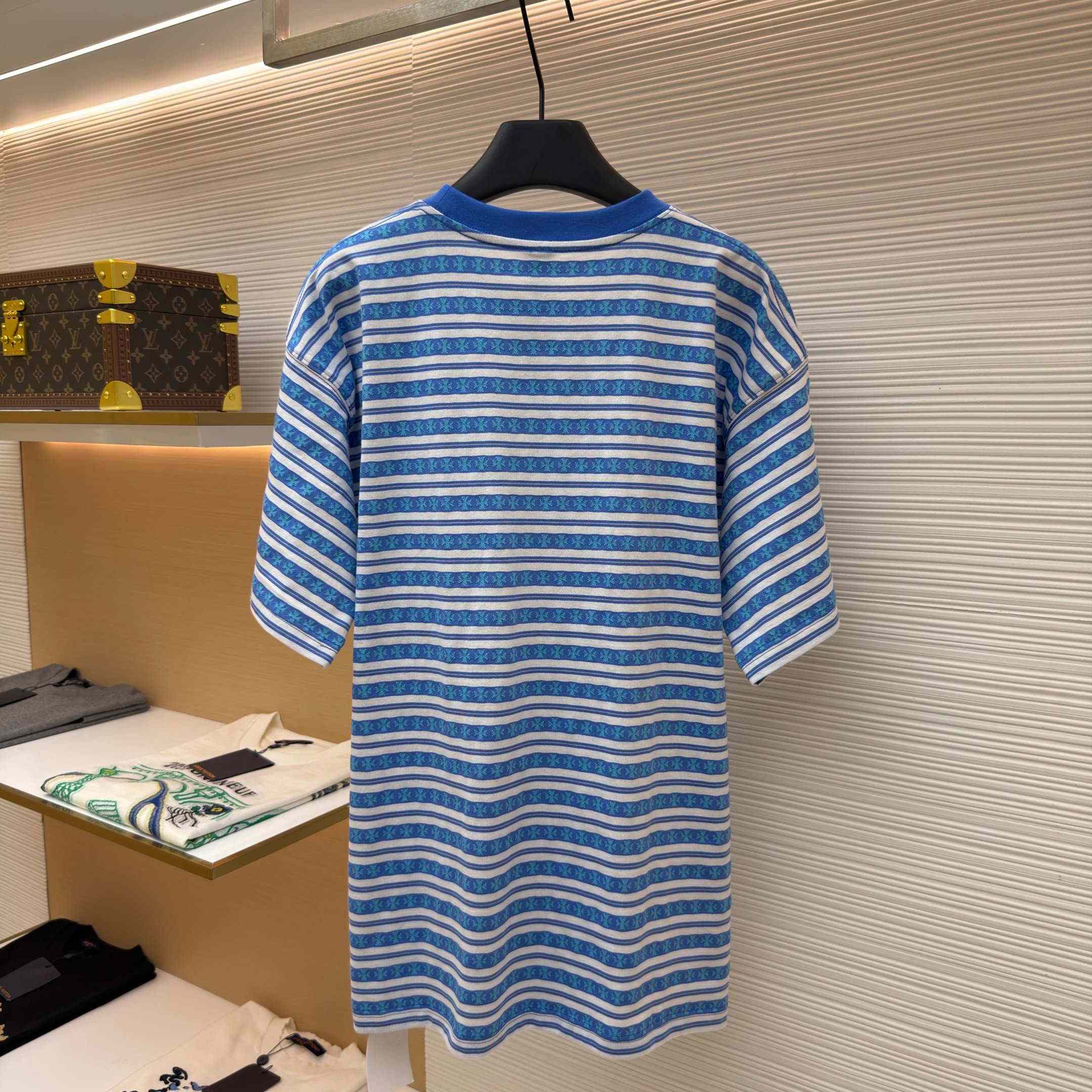 Chrome Hearts Stripe Logo Tee  - DopestKickz