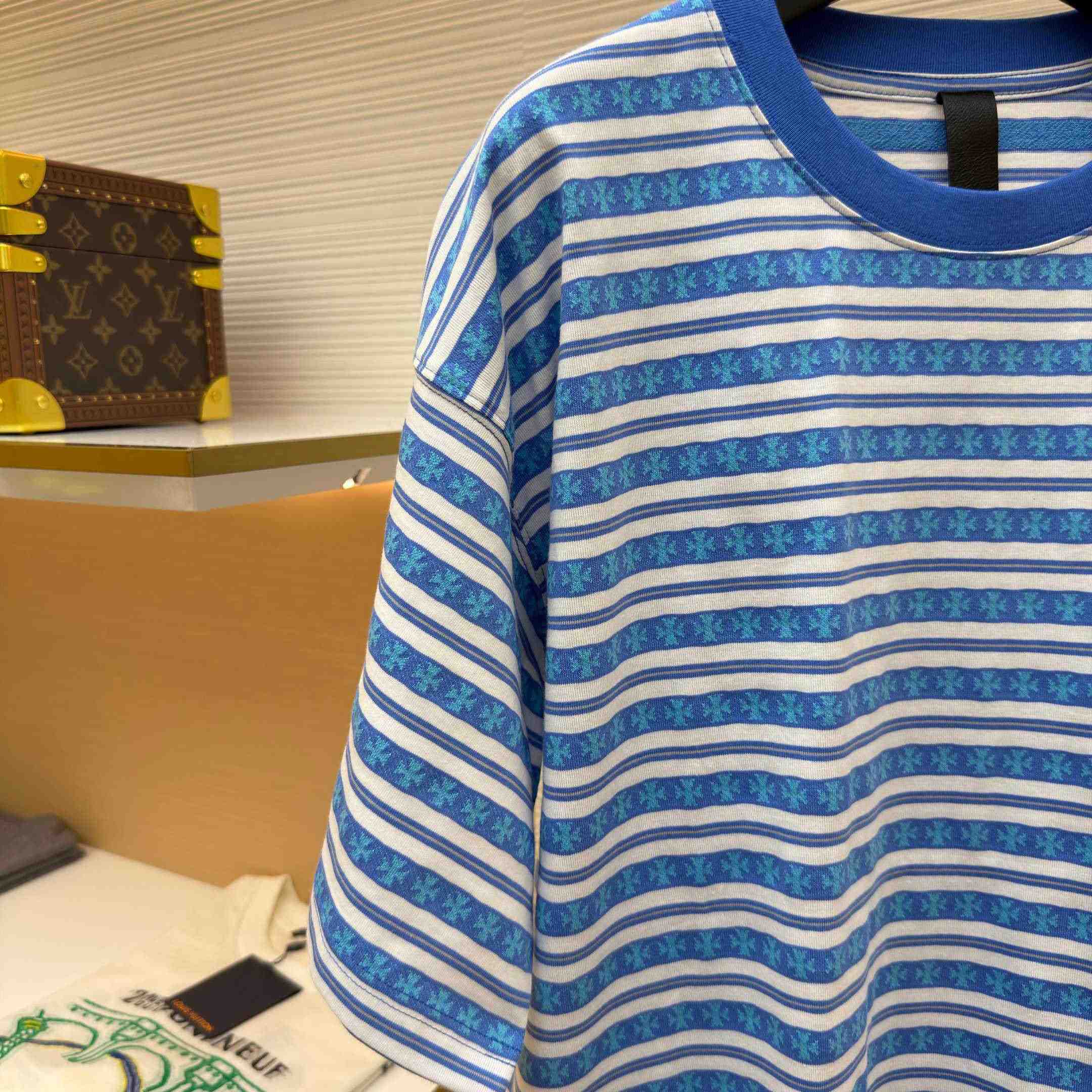 Chrome Hearts Stripe Logo Tee  - DopestKickz