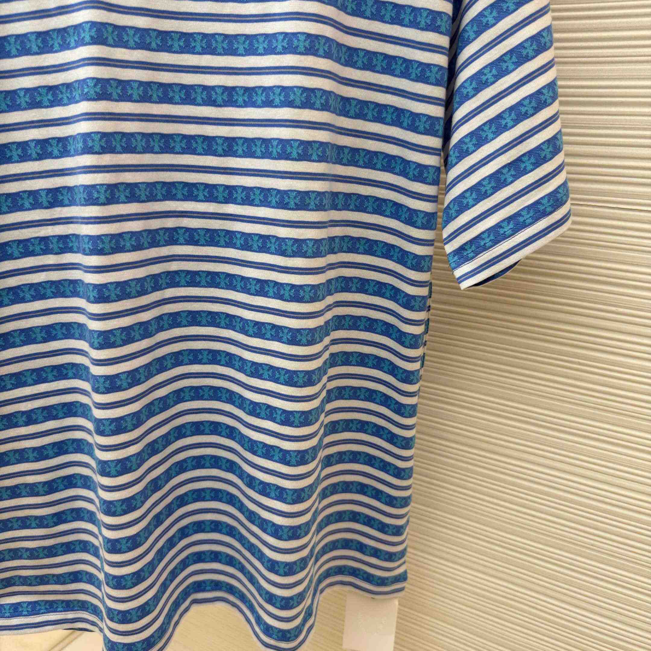 Chrome Hearts Stripe Logo Tee  - DopestKickz