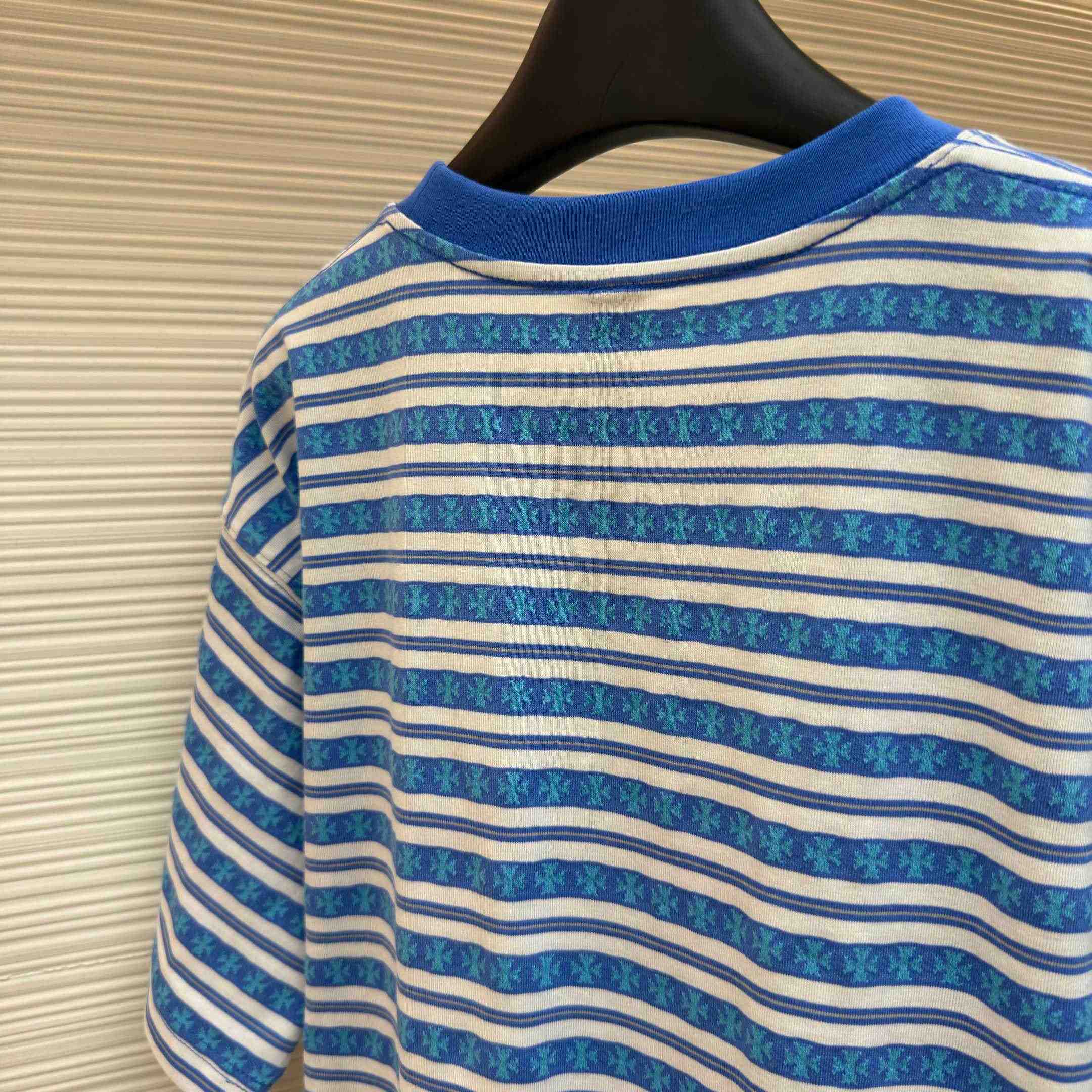 Chrome Hearts Stripe Logo Tee  - DopestKickz