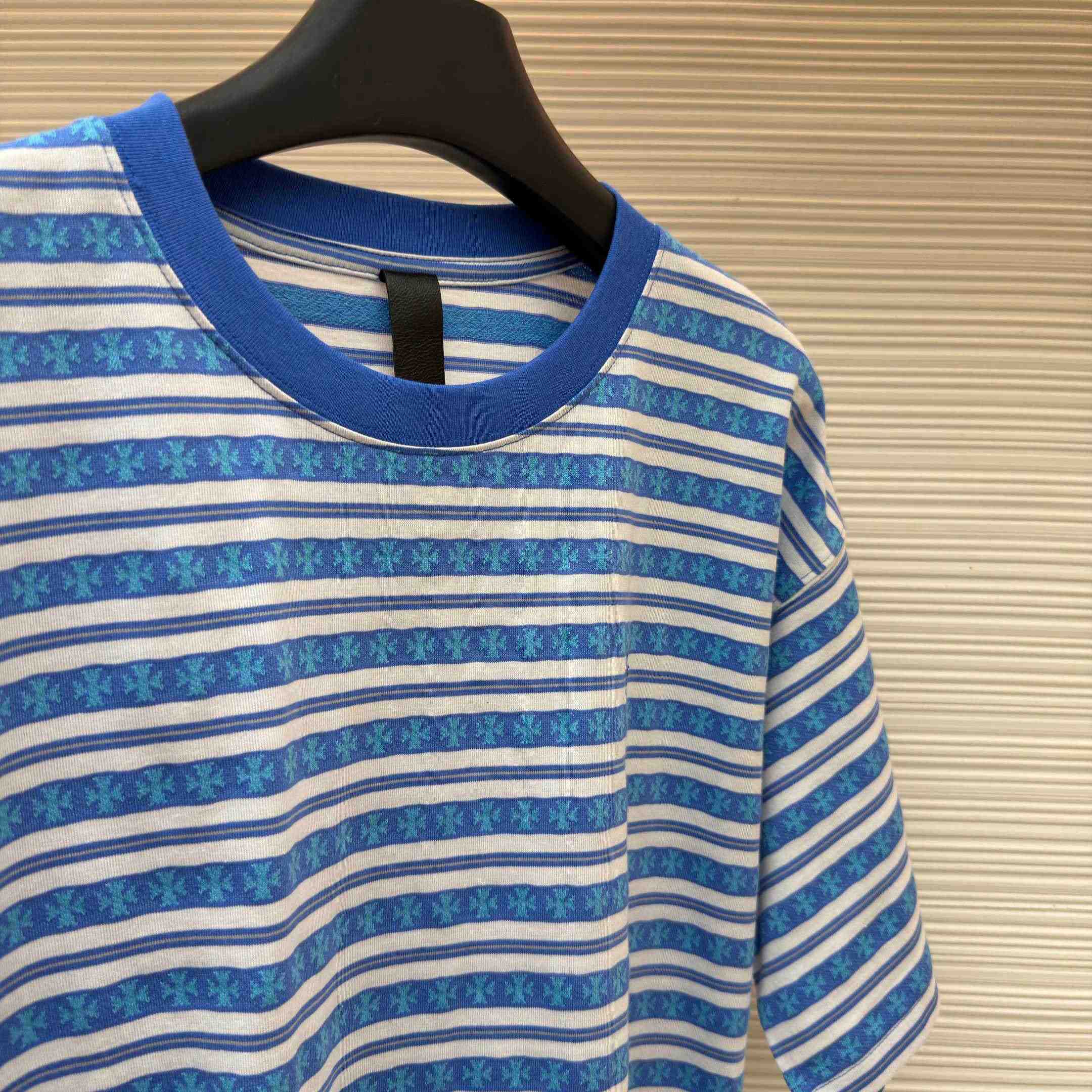 Chrome Hearts Stripe Logo Tee  - DopestKickz