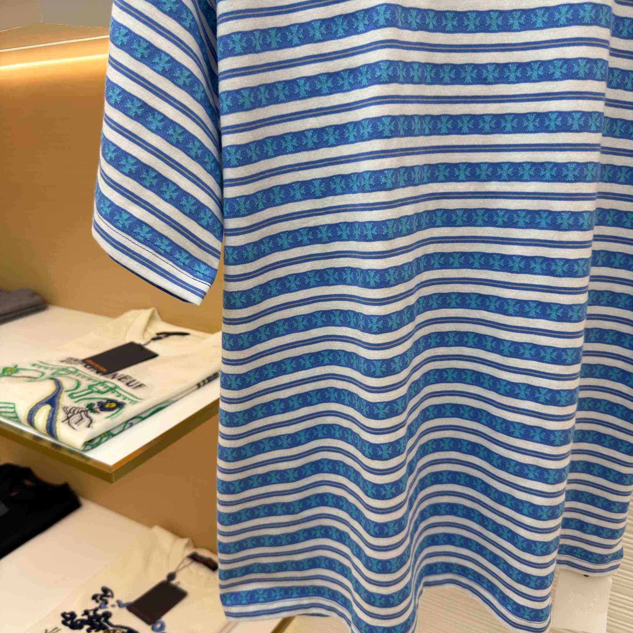 Chrome Hearts Stripe Logo Tee  - DopestKickz