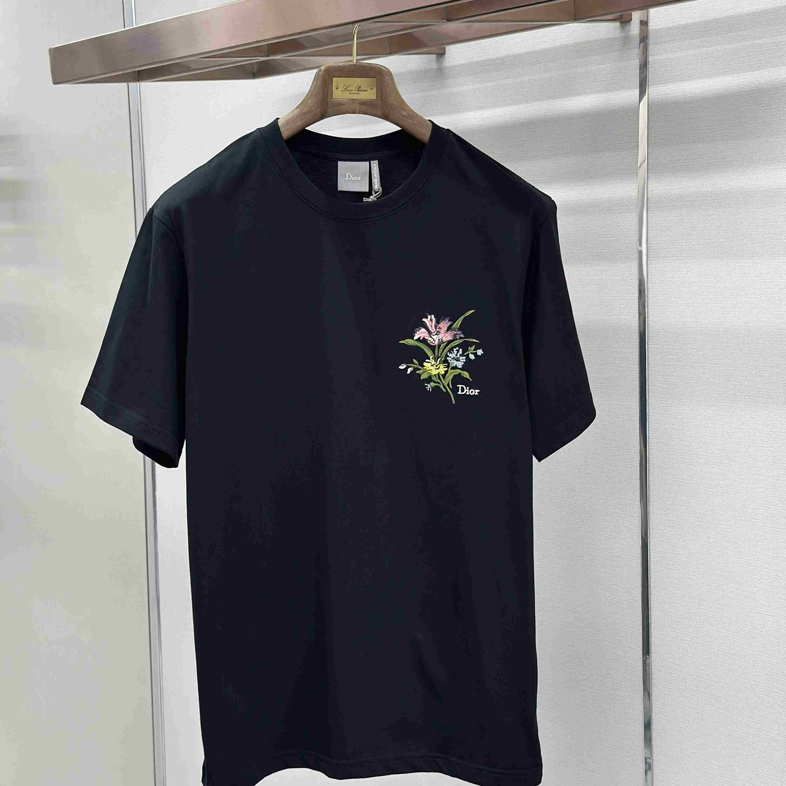 Dior T-Shirt With Dior Secret Garden Motif, Relaxed Fit - DopestKickz