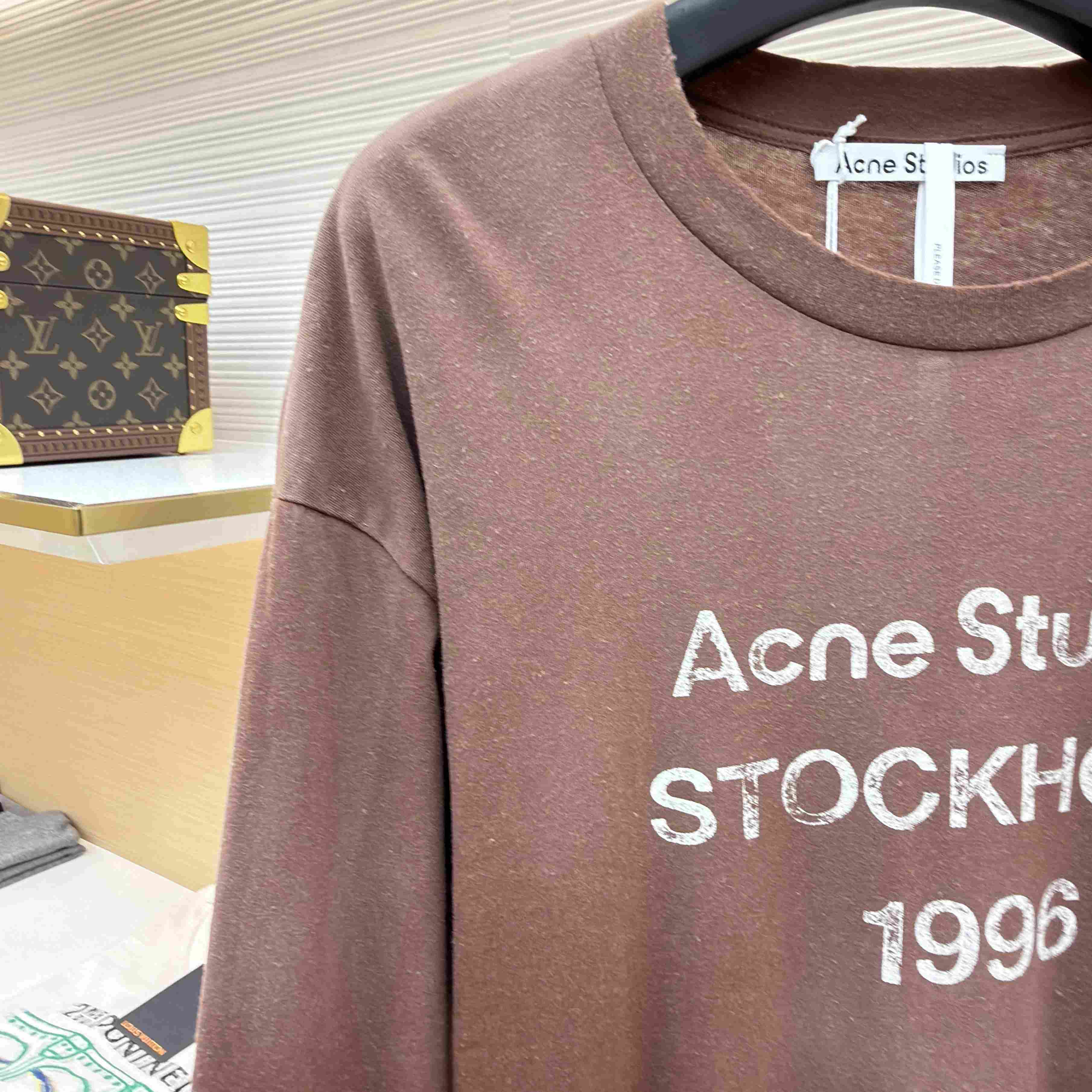 Acne Studios Sprayed 1996 Logo T-shirt - DopestKickz