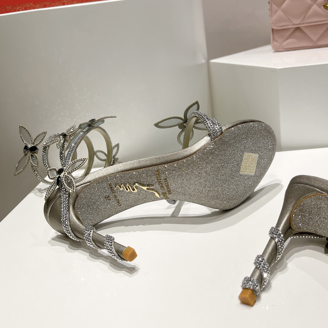 Rene Caovilla Embellished Margot Sandals - DopestKickz