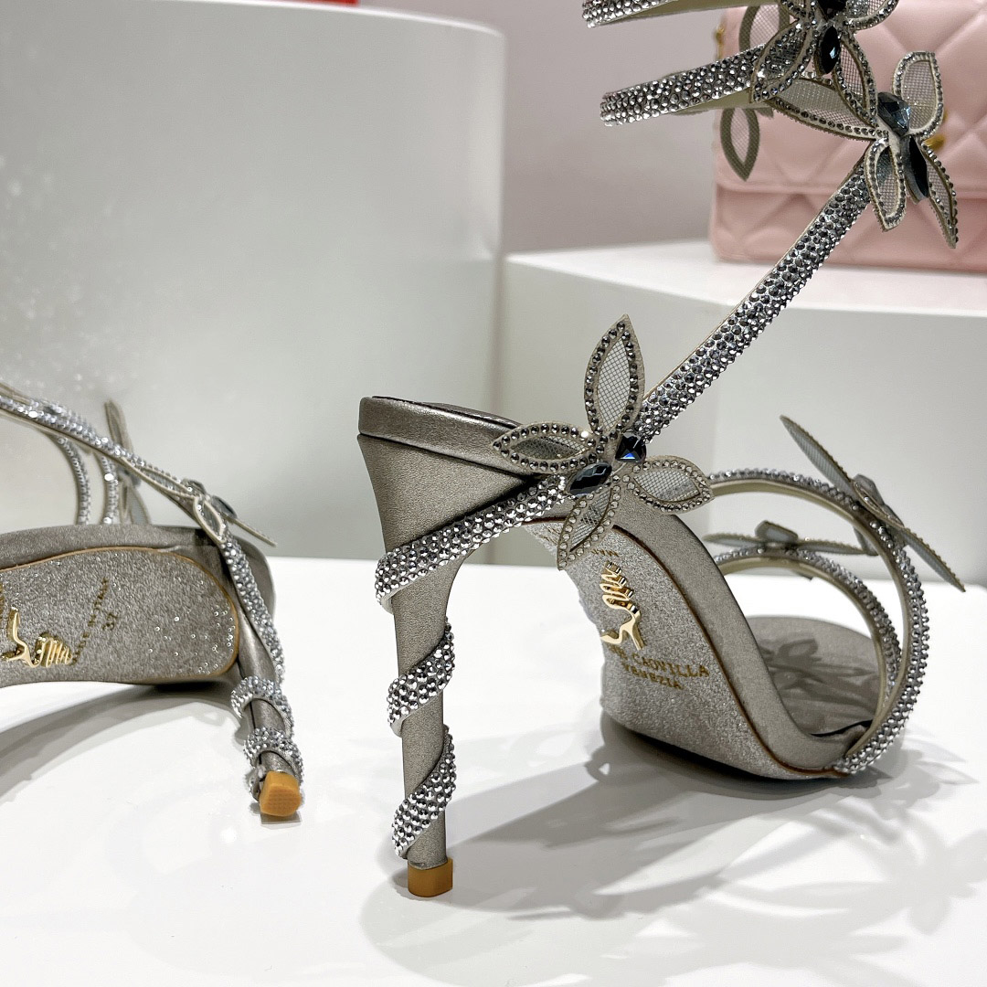 Rene Caovilla Embellished Margot Sandals - DopestKickz