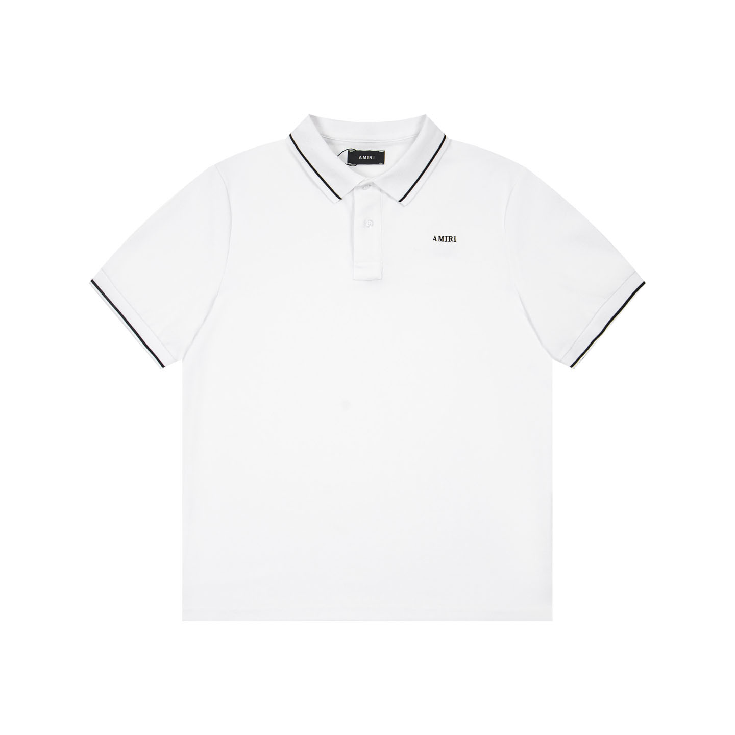 Amiri  Logo Embroidered Polo T-shirt - DopestKickz