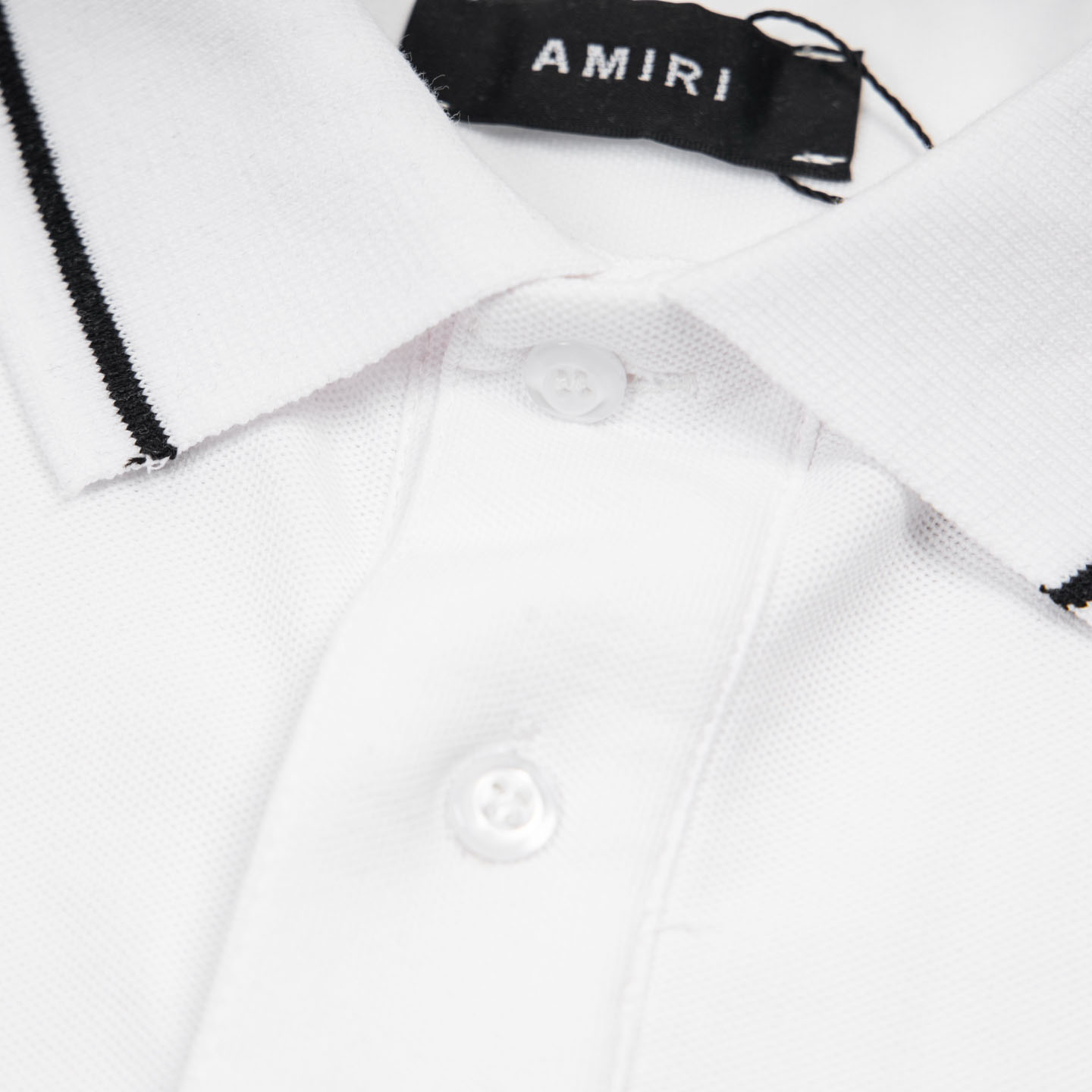 Amiri  Logo Embroidered Polo T-shirt - DopestKickz