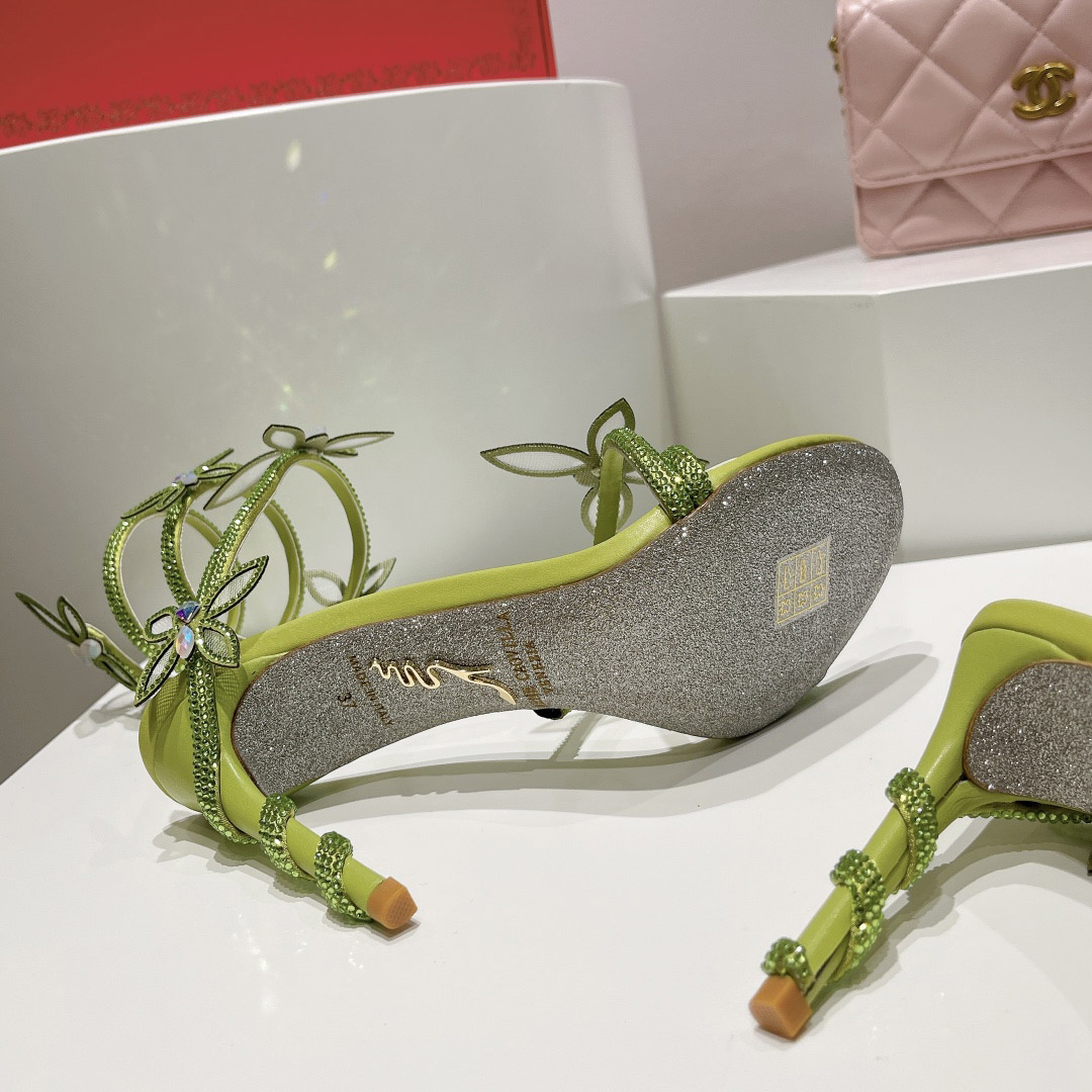 Rene Caovilla Embellished Margot Sandals - DopestKickz