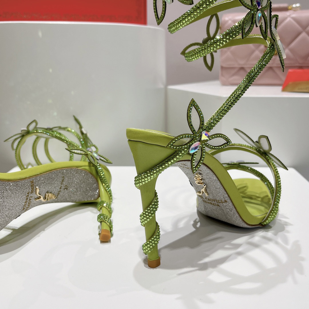 Rene Caovilla Embellished Margot Sandals - DopestKickz