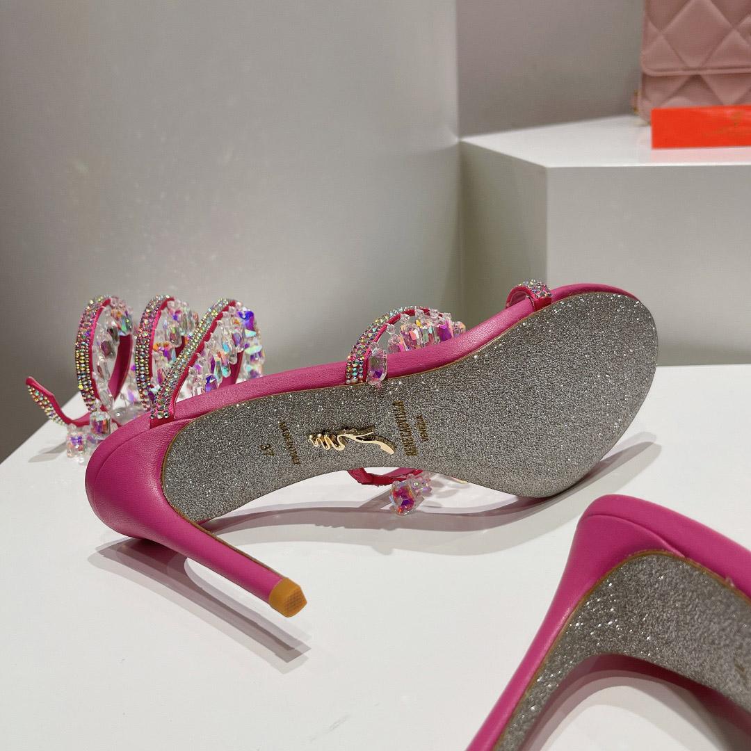 Rene Caovilla Chandelier Embellished Sandals - DopestKickz