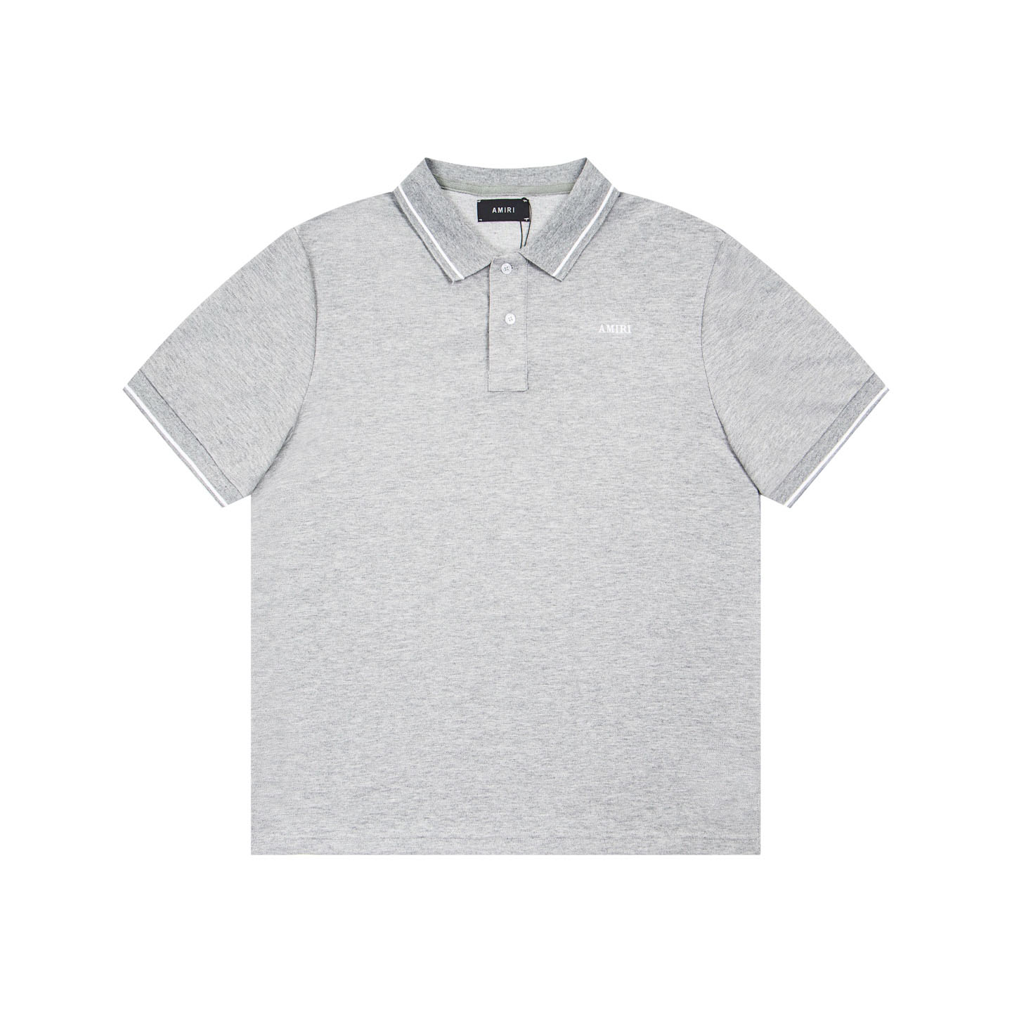 Amiri  Logo Embroidered Polo T-shirt - DopestKickz