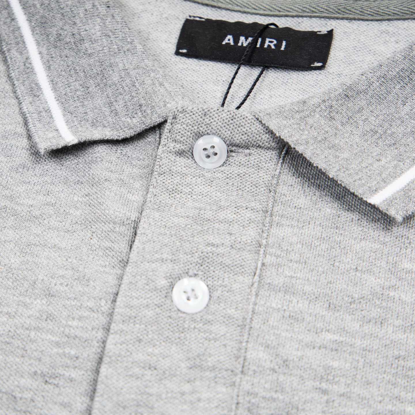 Amiri  Logo Embroidered Polo T-shirt - DopestKickz