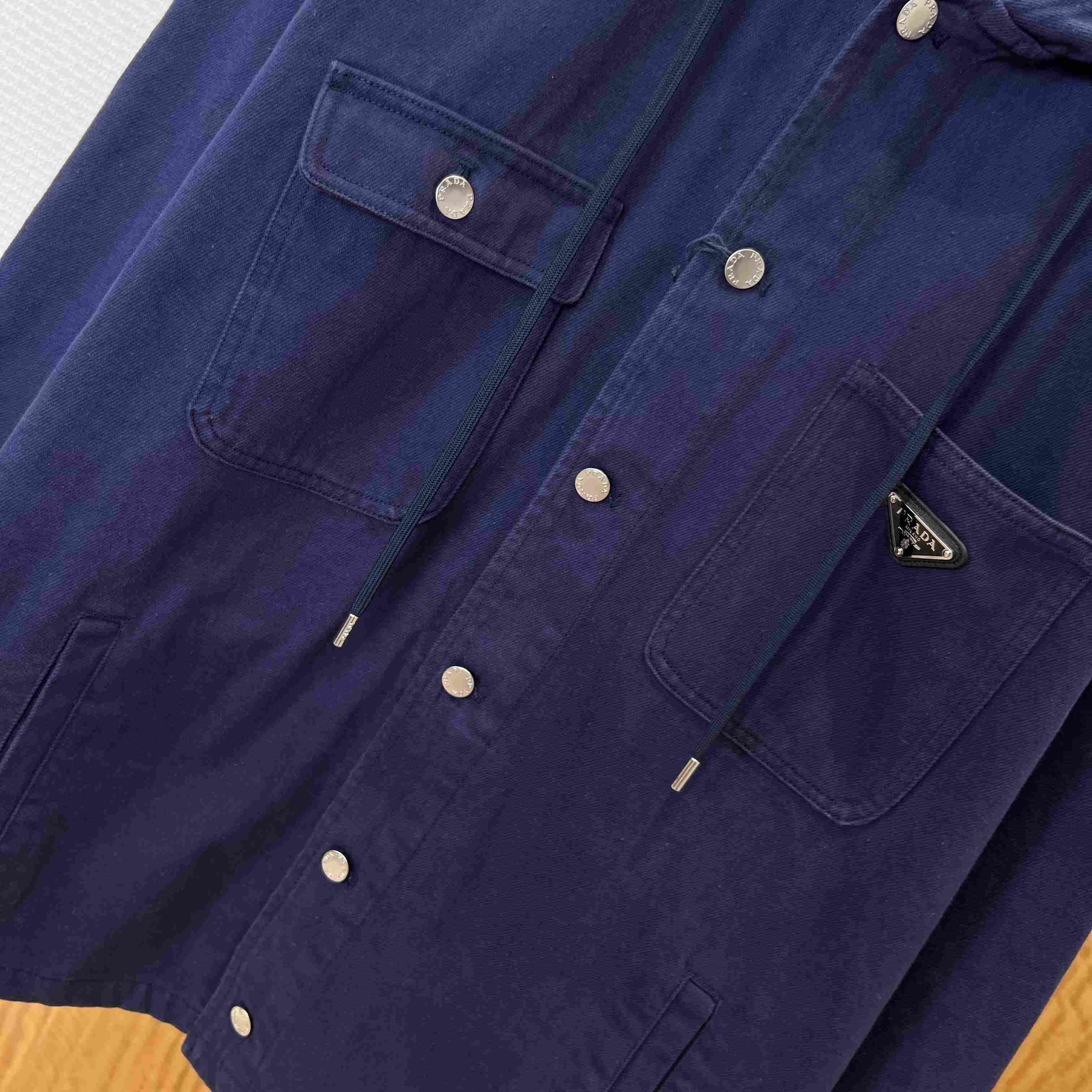 Prada enamel Triangle-Logo Shirt - DopestKickz