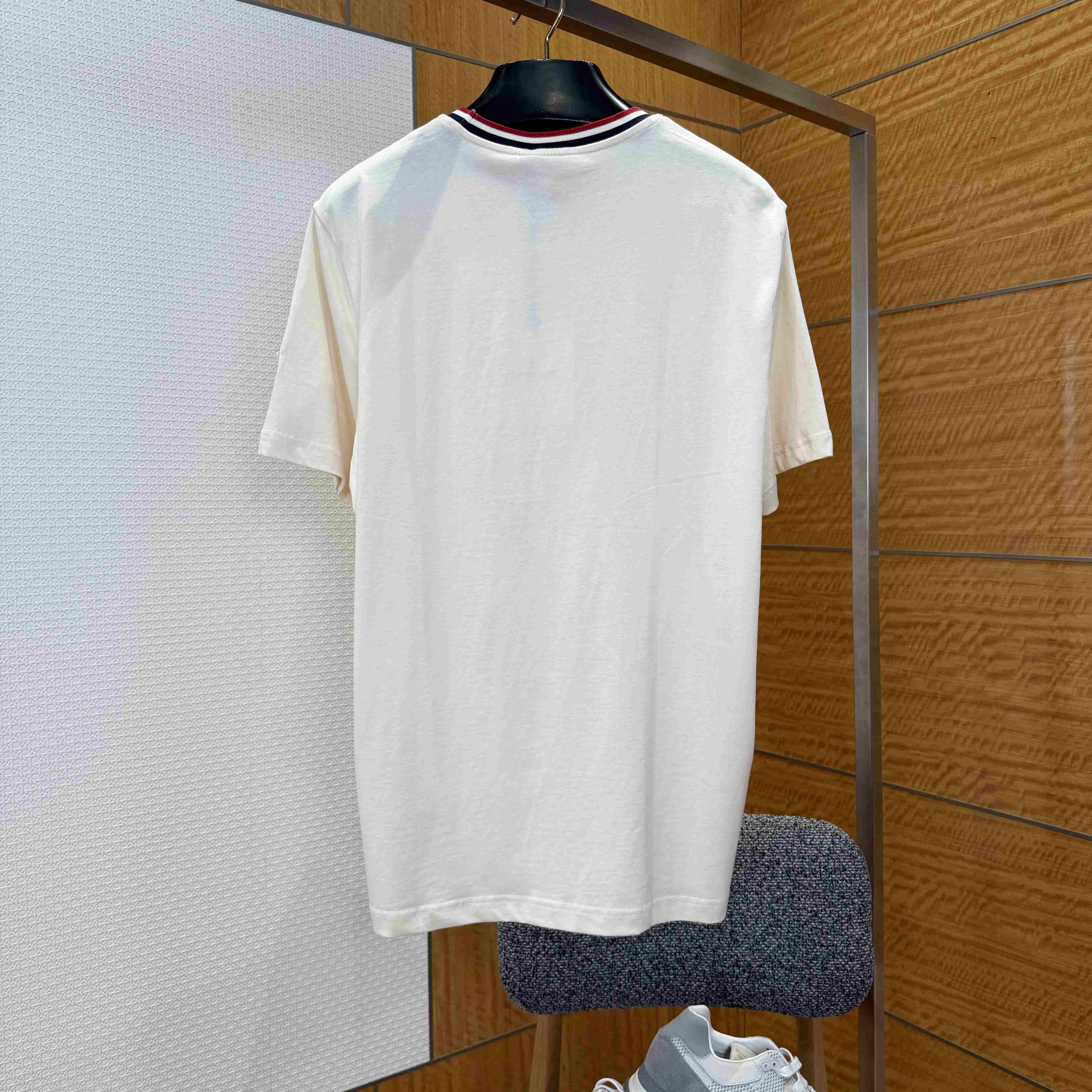 Moncler MonDuck Logo Patch Cotton T-Shirt - DopestKickz