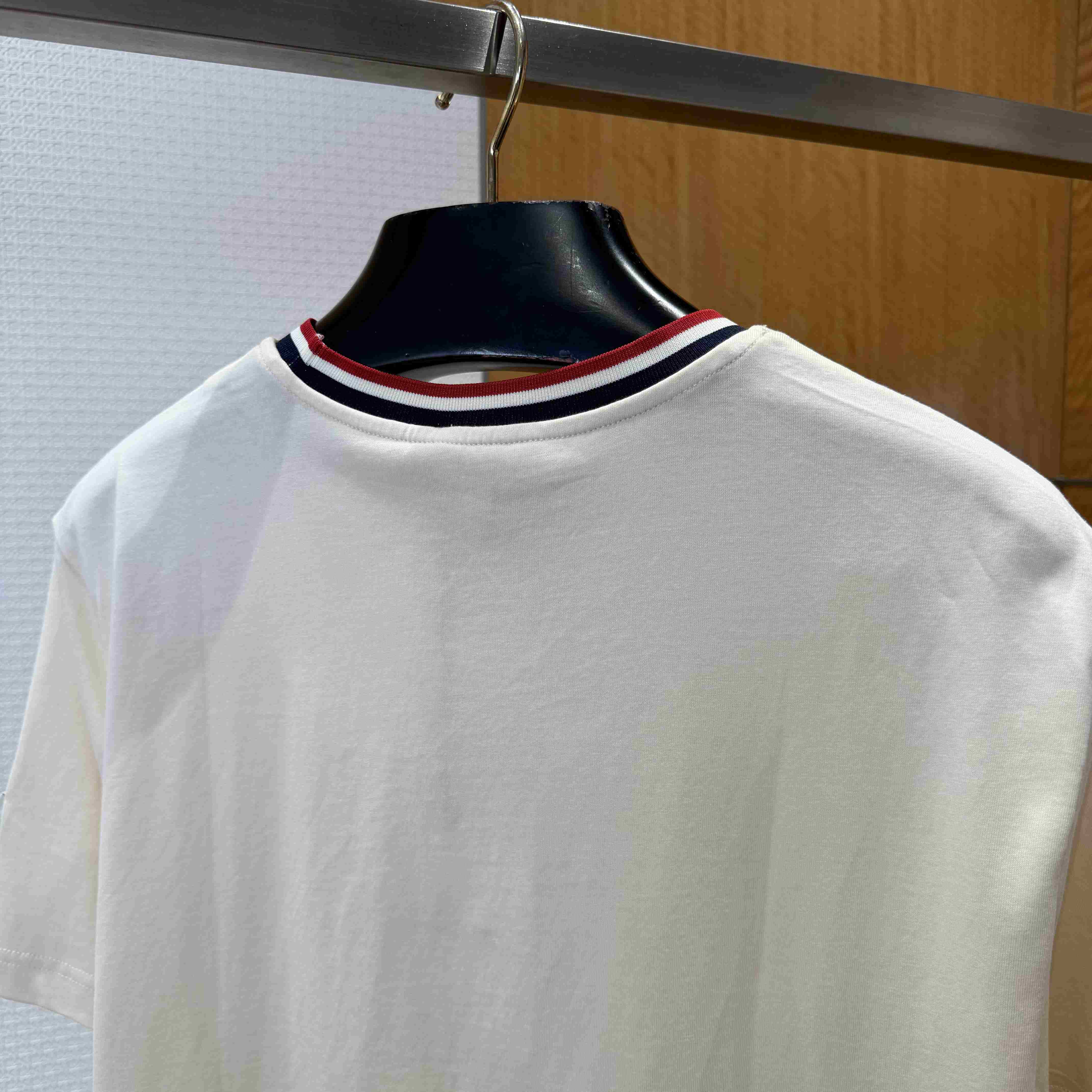 Moncler MonDuck Logo Patch Cotton T-Shirt - DopestKickz