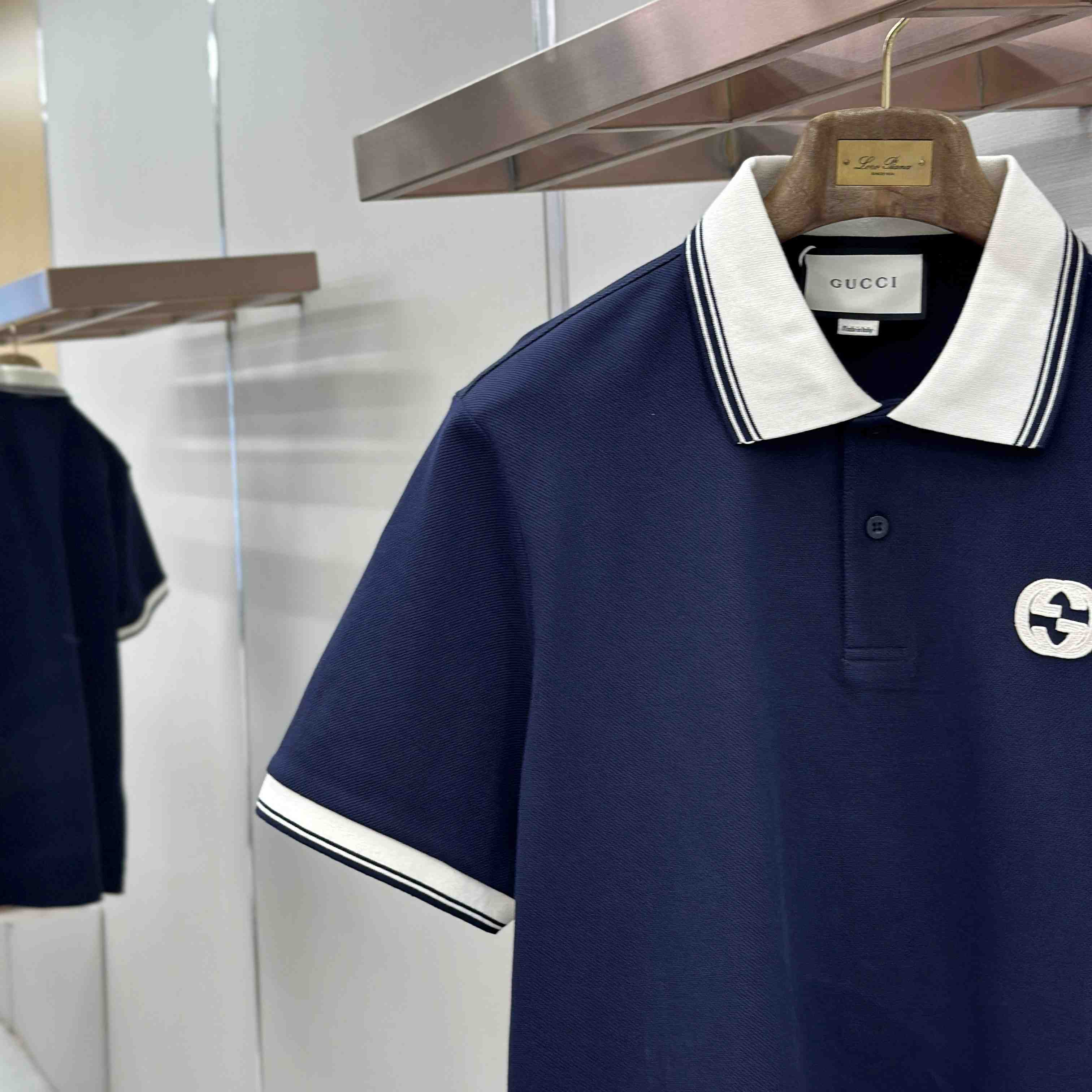 Gucci Interlocking G Piqué Polo Shirt - DopestKickz
