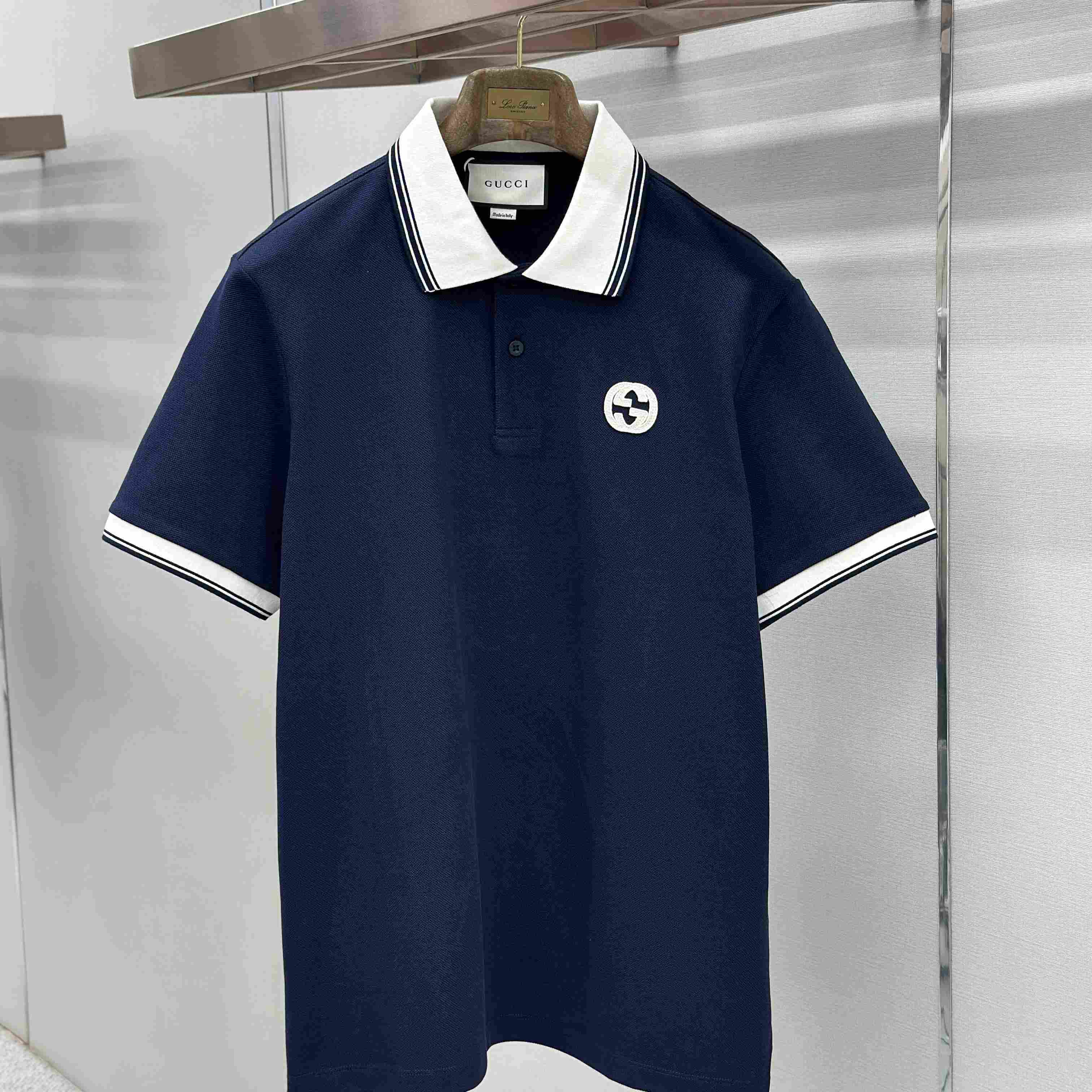 Gucci Interlocking G Piqué Polo Shirt - DopestKickz